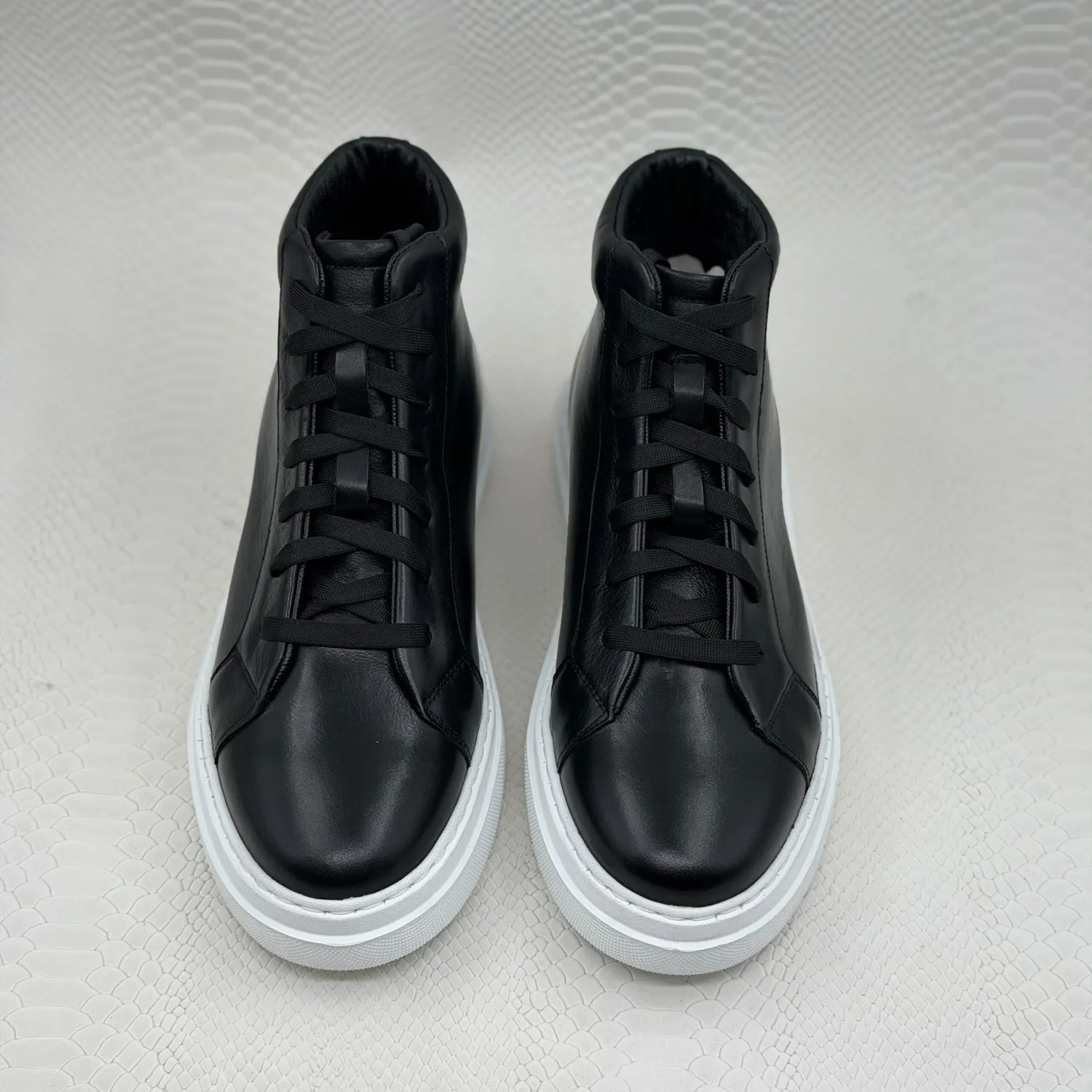 Lucas Shoes 855 A ghete negre piele iarna