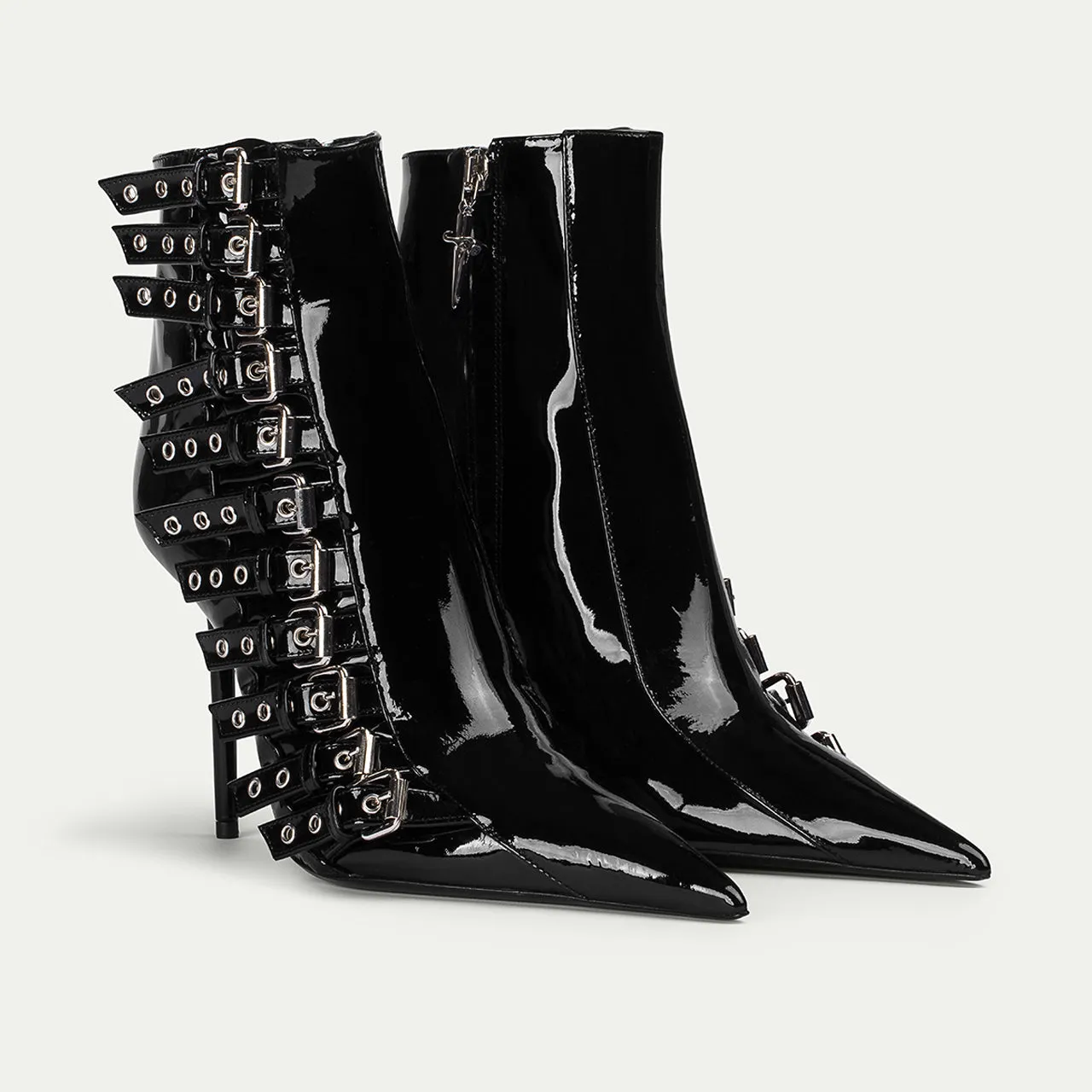 Cesare Paciotti Dafne botine dama negru lac
