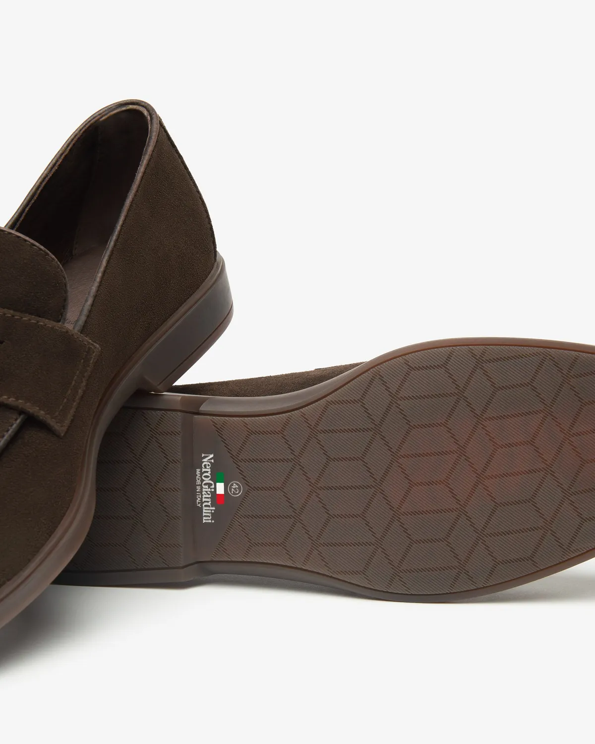 NeroGiardini mocasini barbati piele intoarsa toamna