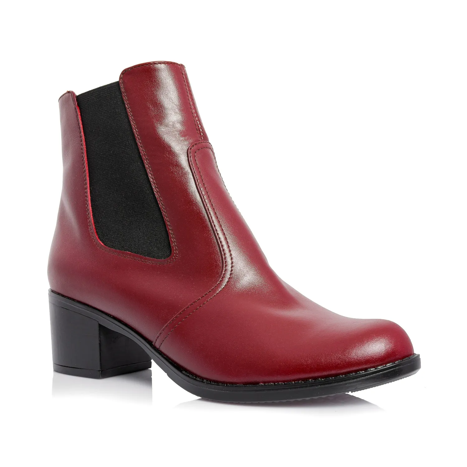 Catinca Shoes T18 BB ghete dama piele bordo box