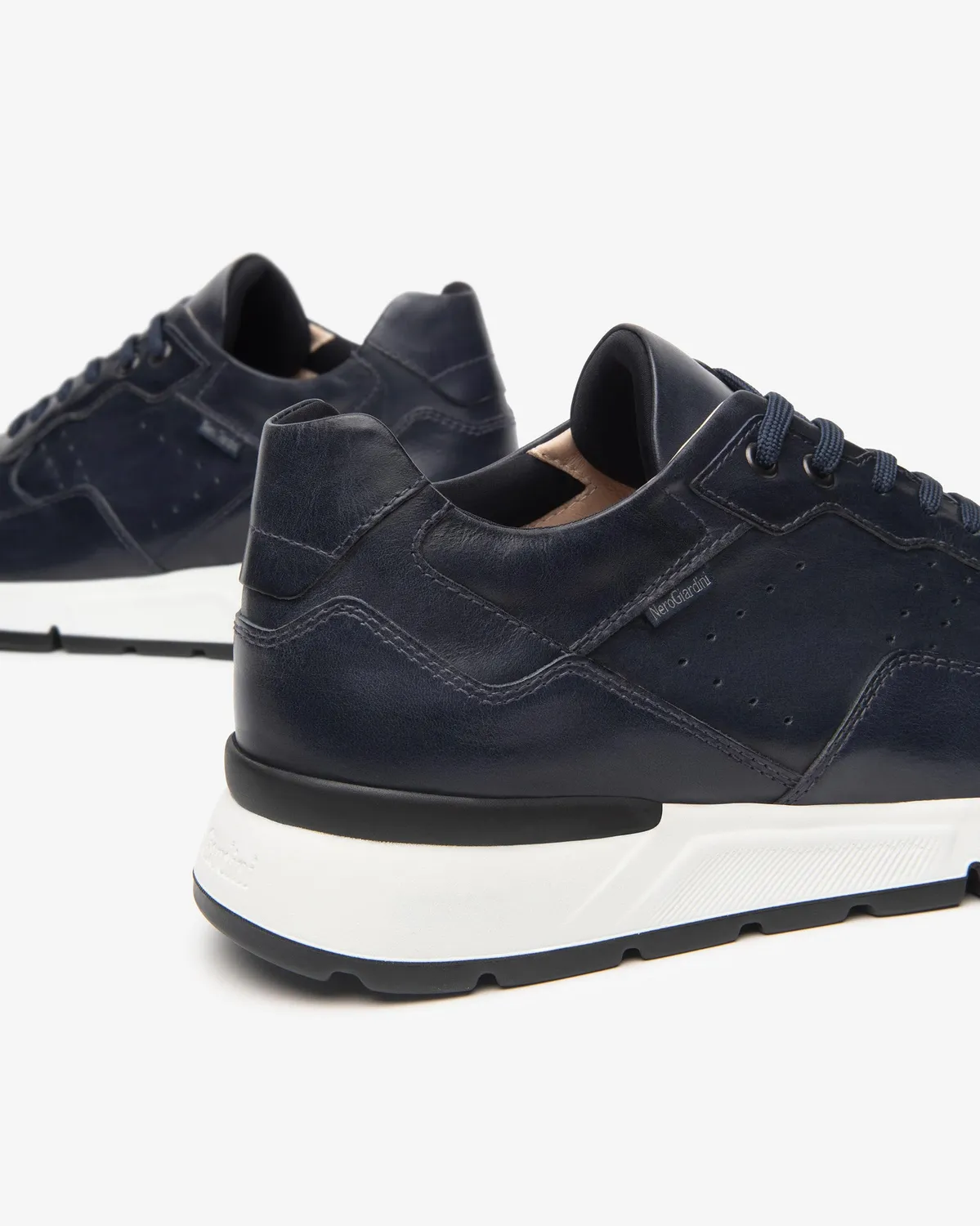 NeroGiardini sneakers piele barbati cu brant DryGo