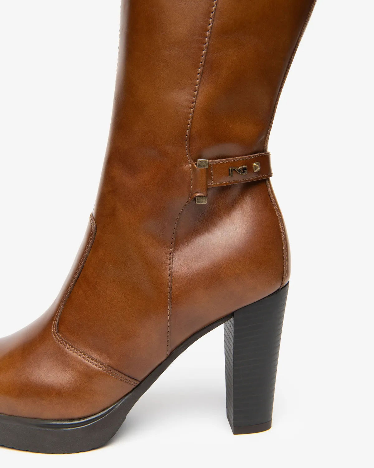 NeroGiardini cizme dama piele toc 9 cm