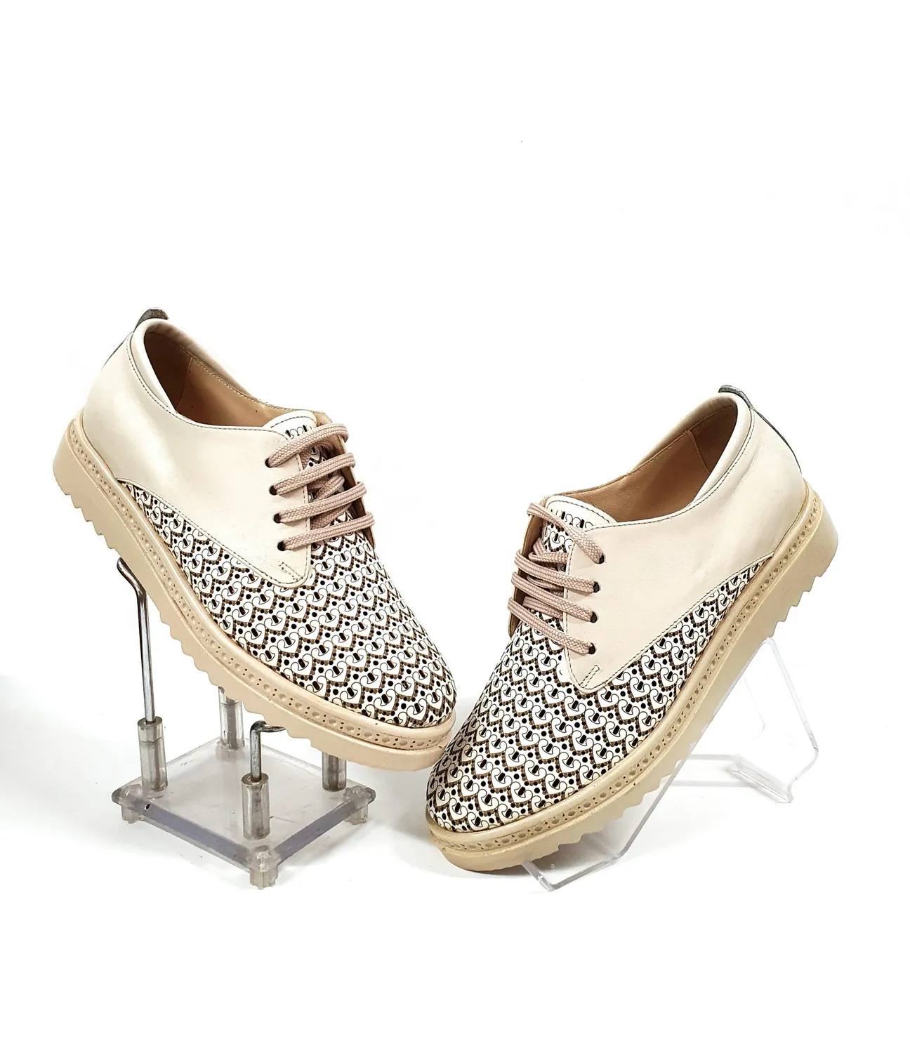 Catinca Shoes XP5 BJ pantofi dama bej piele naturala