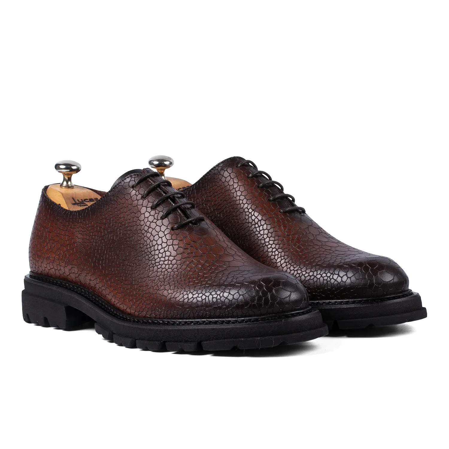 Lucas Shoes Elegant 715 Ukr pantofi piele maro