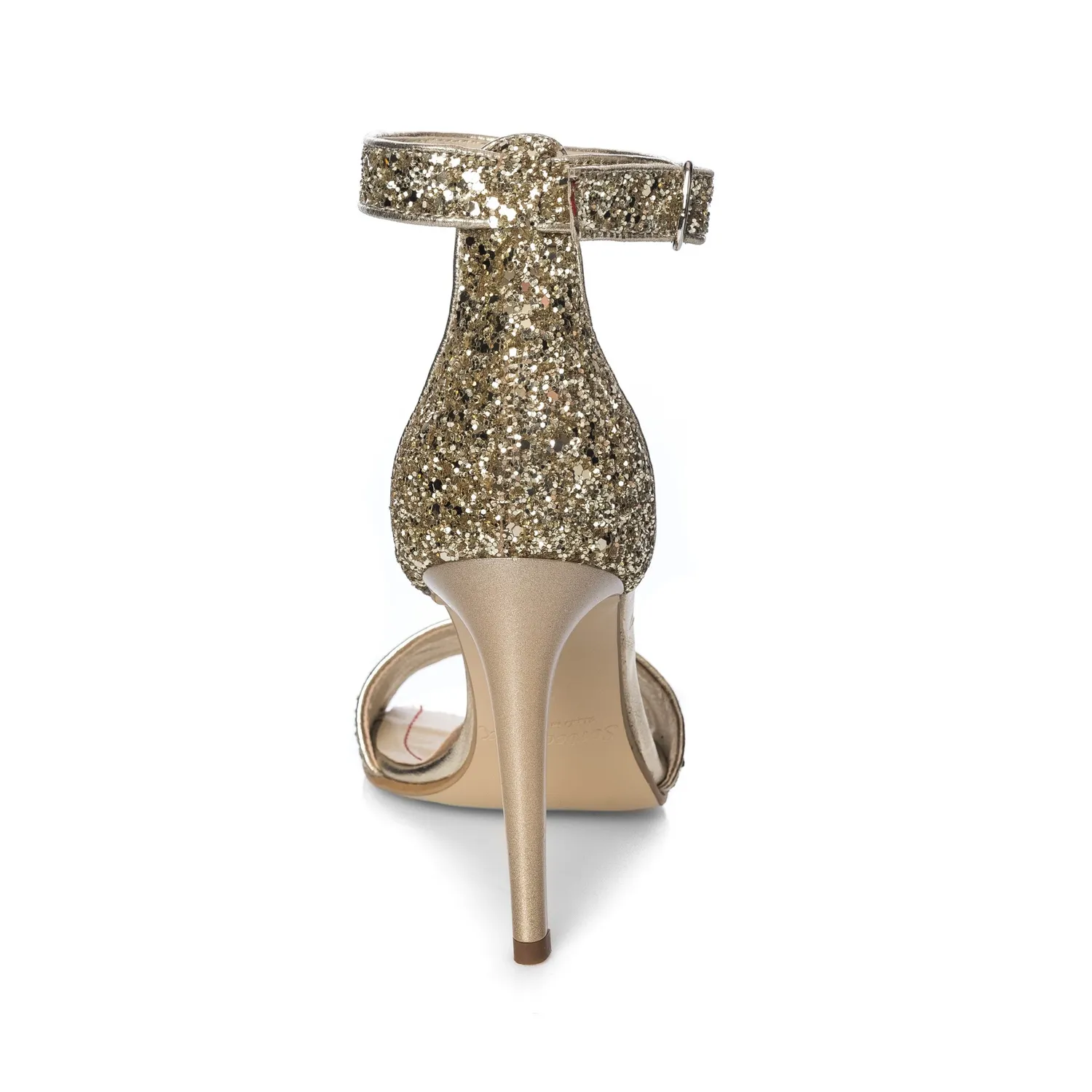 Catinca Shoes S7 GA sandale dama piele aurii glitter