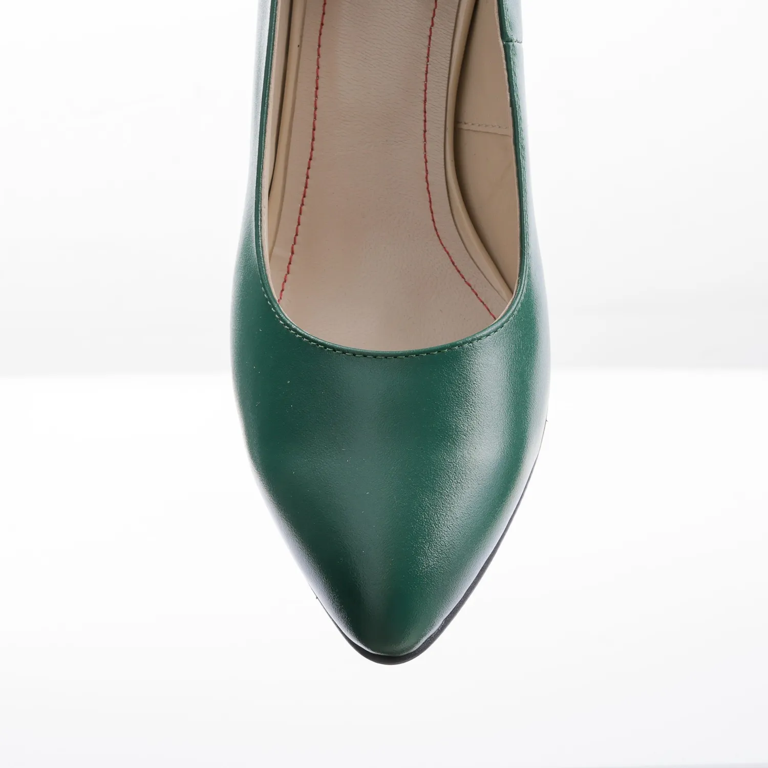 Catinca Shoes A72 VB pantofi damă verde box piele