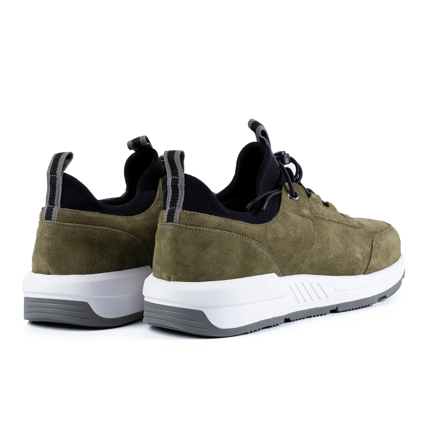Lucas Shoes 520 sneakers verde piele naturală