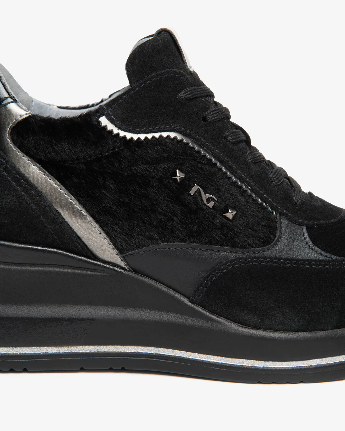 NeroGiardini sneakers dama piele talpa wedge 6cm 35-41
