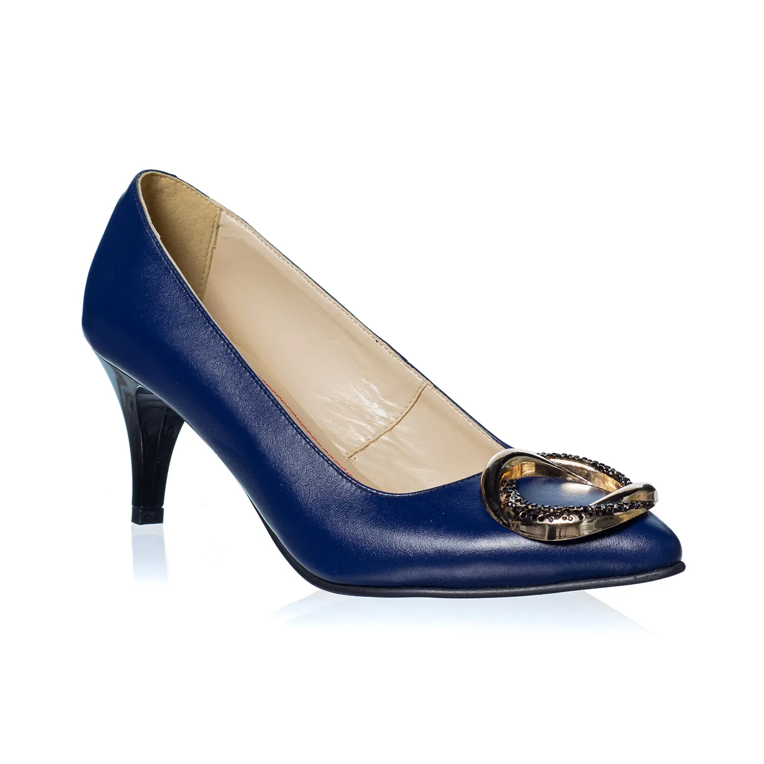 Catinca Shoes A31 B pantofi dama piele naturala blue box
