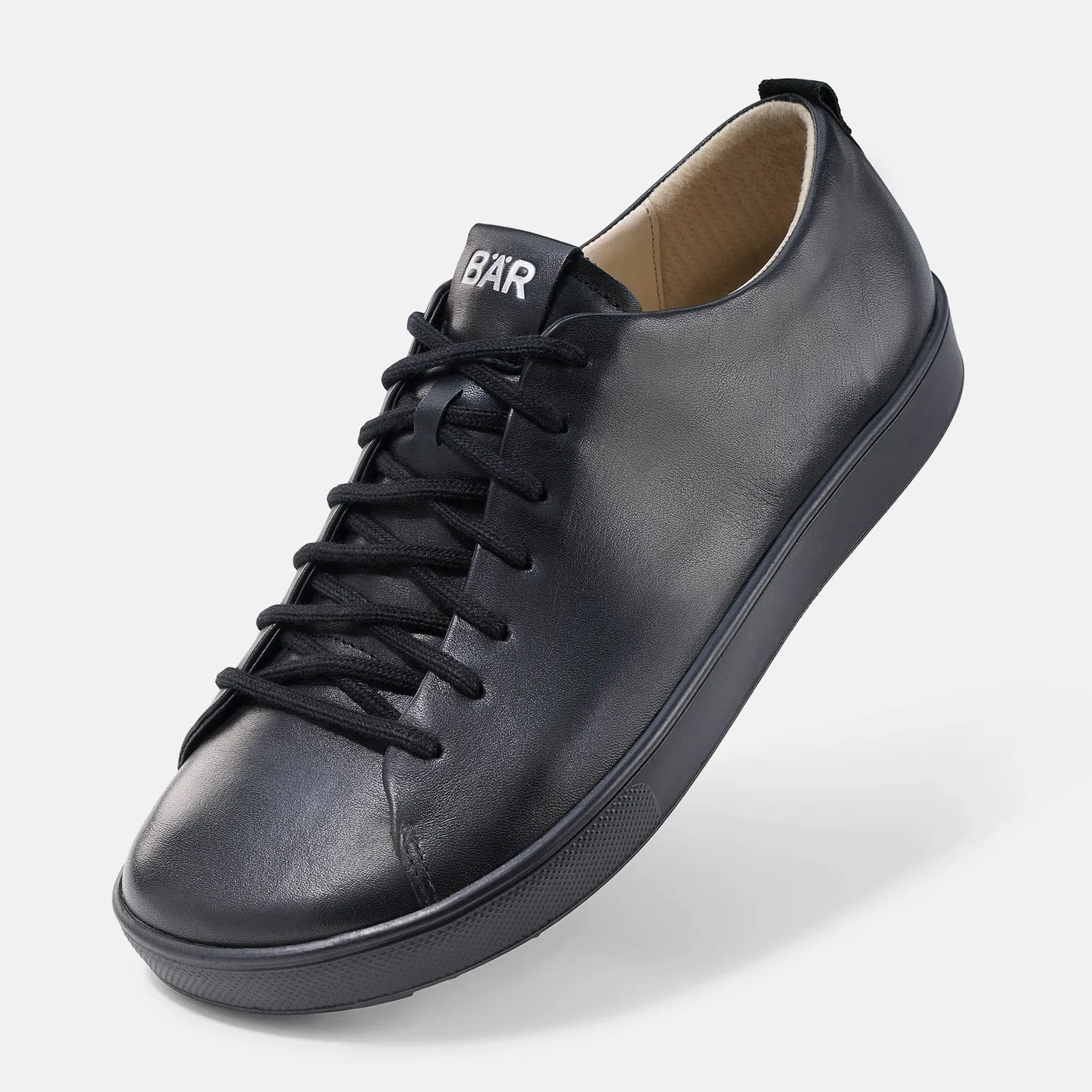 BÄR Lifestyle Dale pantofi piele maro închis 100% libertate degete