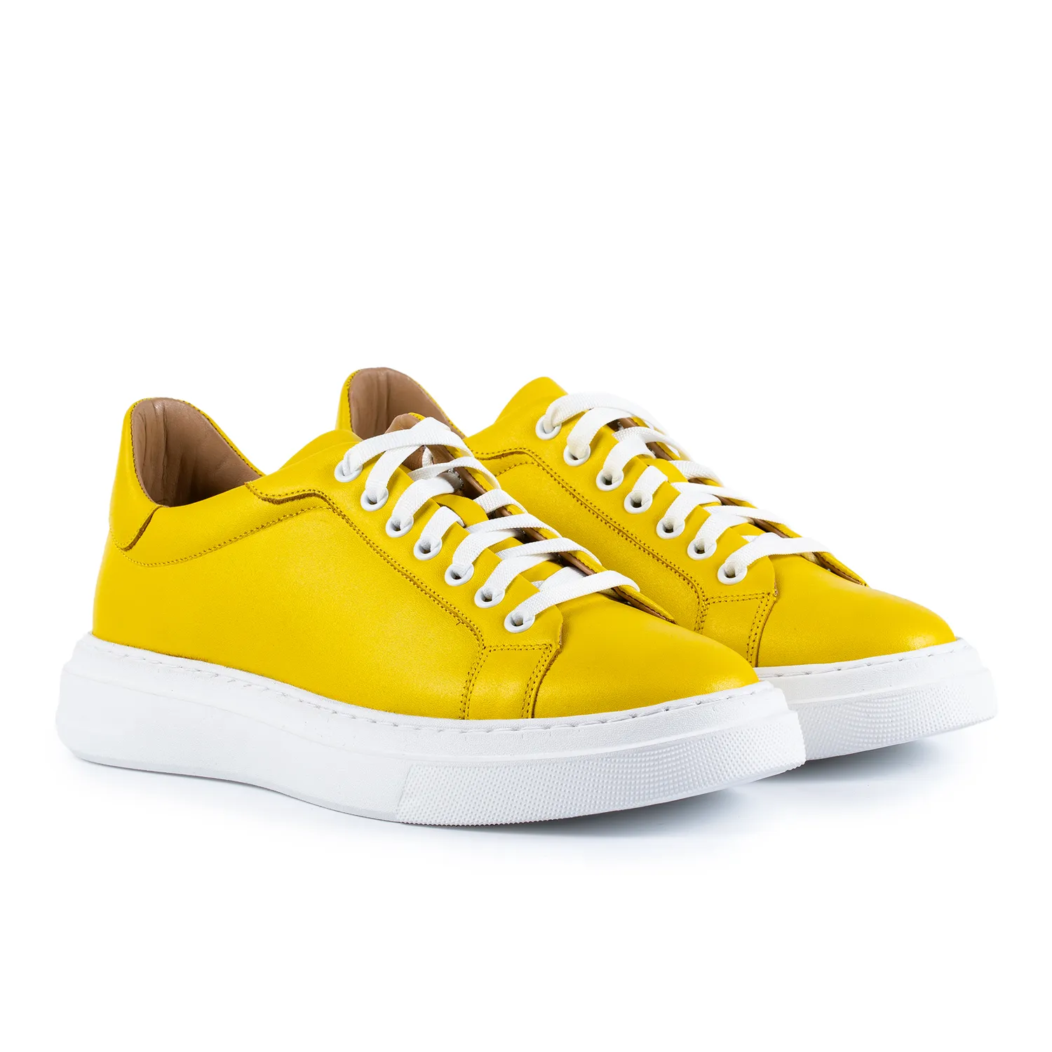 Lucas Shoes 510 Chile sneakers barbati galben piele