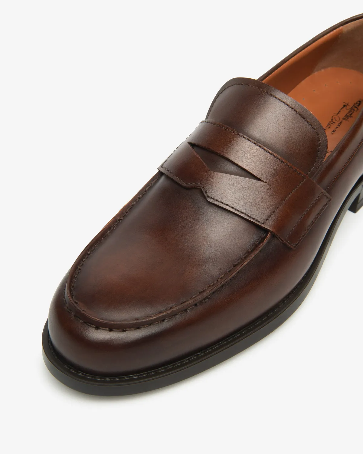 Mocasini NeroGiardini barbati piele penny office