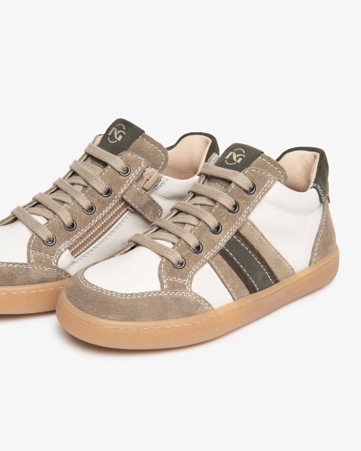NeroGiardini Junior adidasi piele baieti 25-30 cu fermoar
