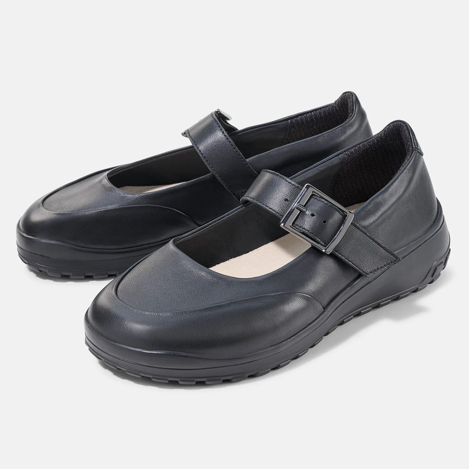 Bär Ada pantofi Mary Jane negri barefoot
