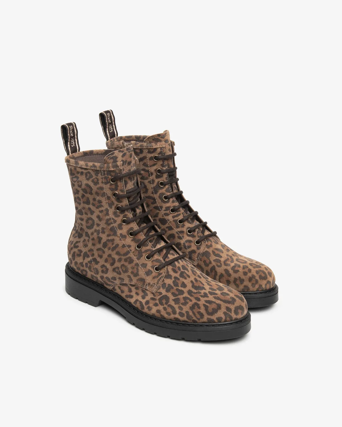 NeroGiardini bocanci piele intoarsa femei animal print