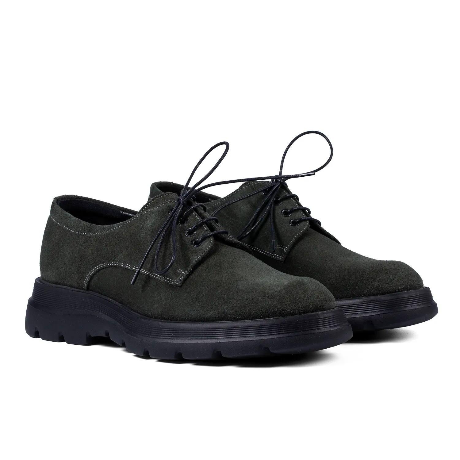 Lucas Shoes Casual 346 1009 pantofi verde velur