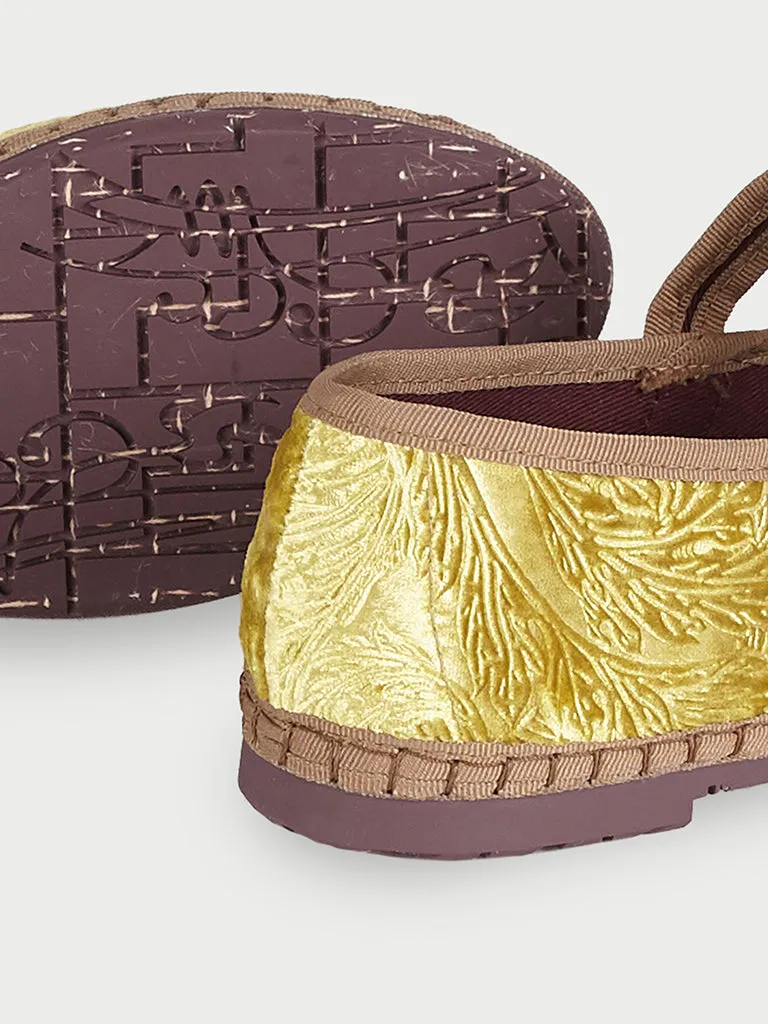 Flagelus Claire Reale Gold pantofi aurii