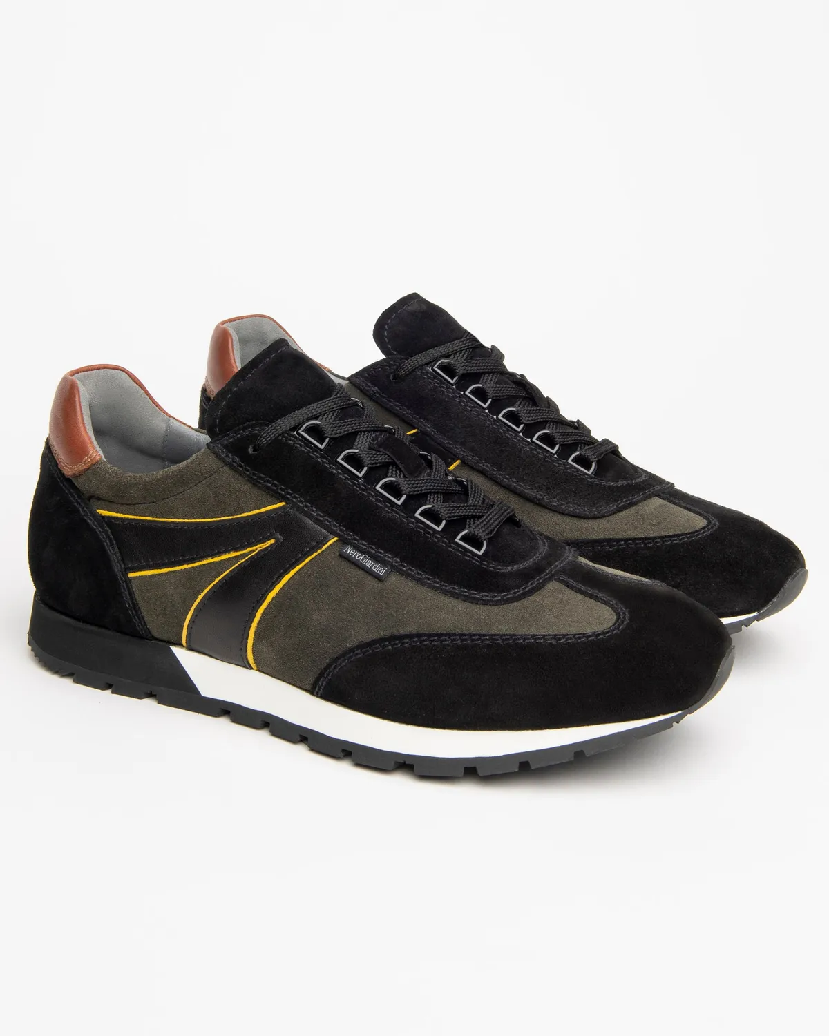 NeroGiardini sneakers piele bărbați iarnă talpă 2,5 cm