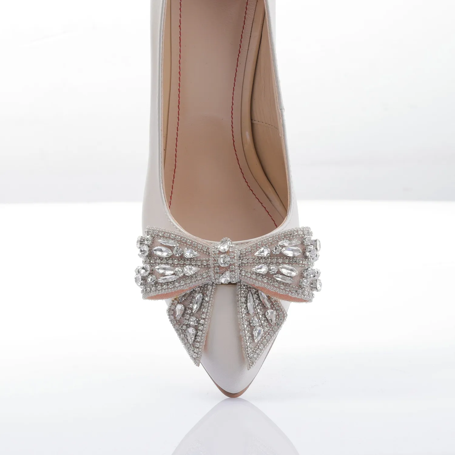 Catinca Shoes A66 BS pantofi dama piele bej sidef