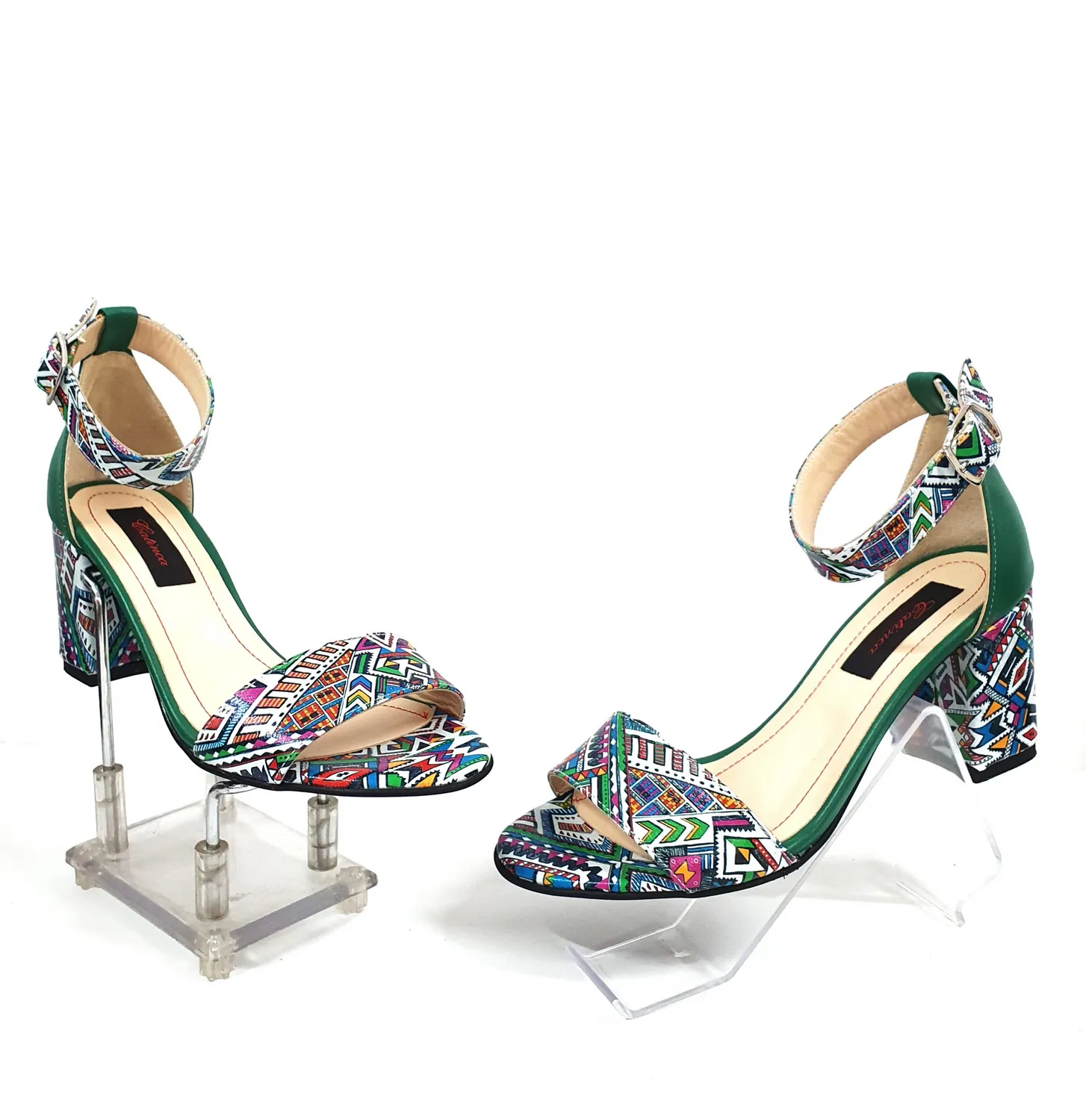 Catinca Shoes S10 VMT sandale piele verde traditional