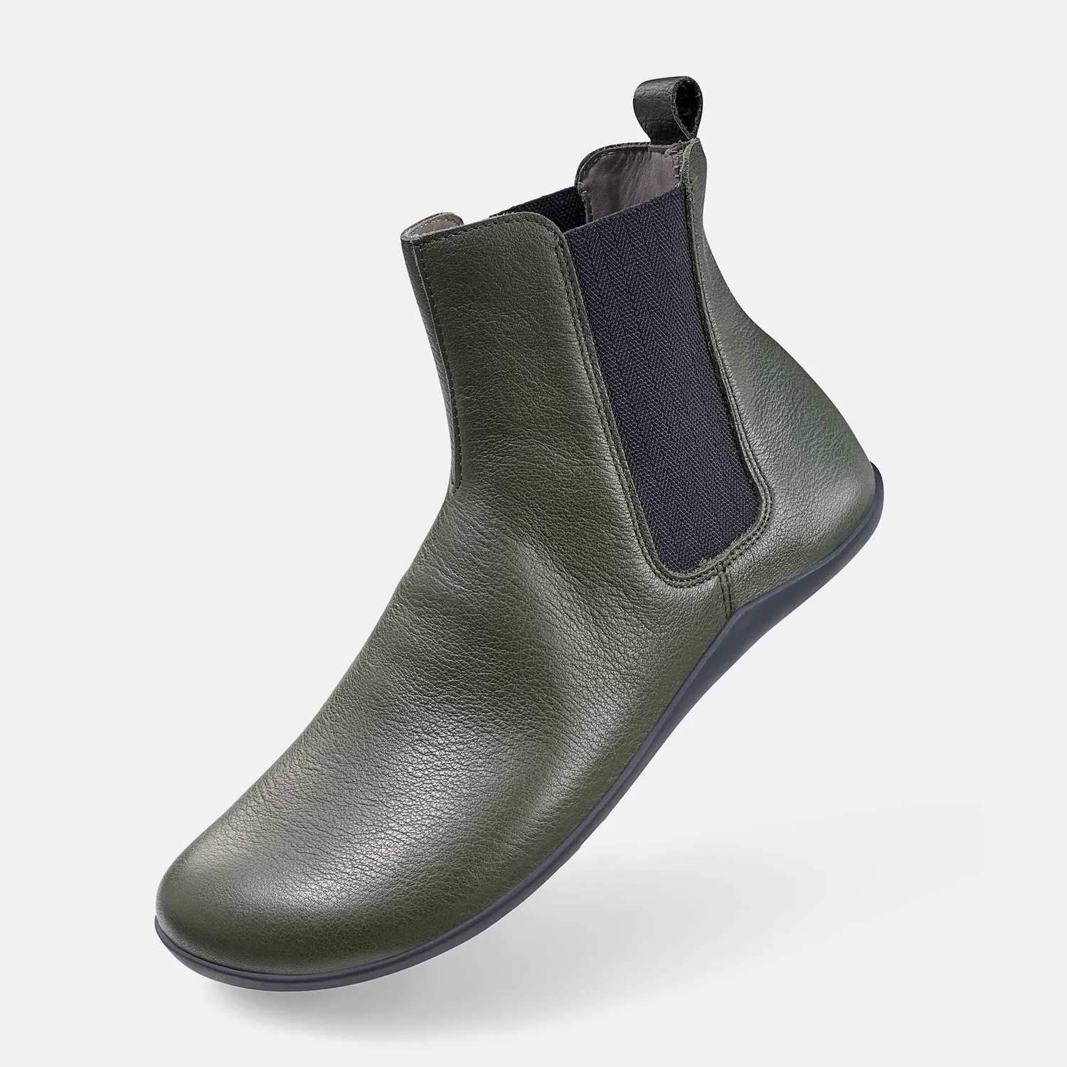 BÄR Elif pantofi barefoot piele negri chelsea