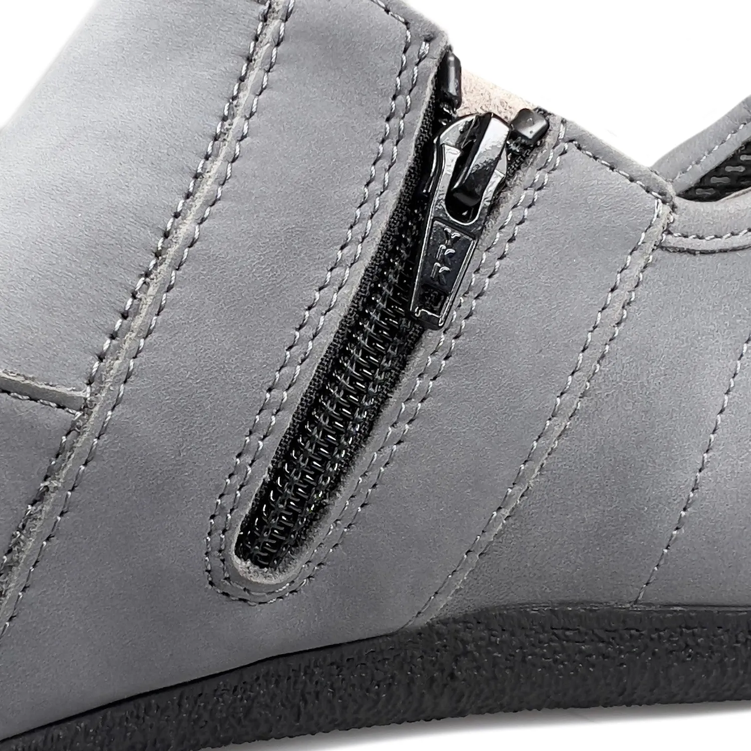 BÄR Pure Lotus slip-on damă barefoot antracit fermoar lateral