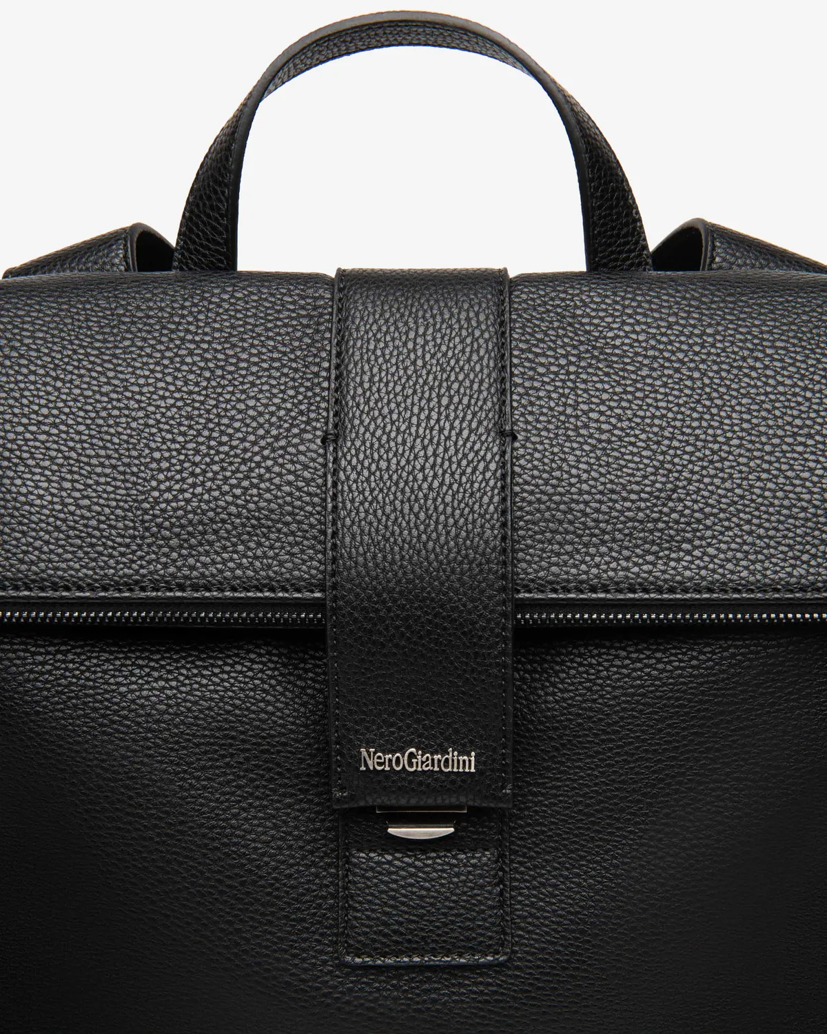 NeroGiardini rucsac barbati piele cu clapa