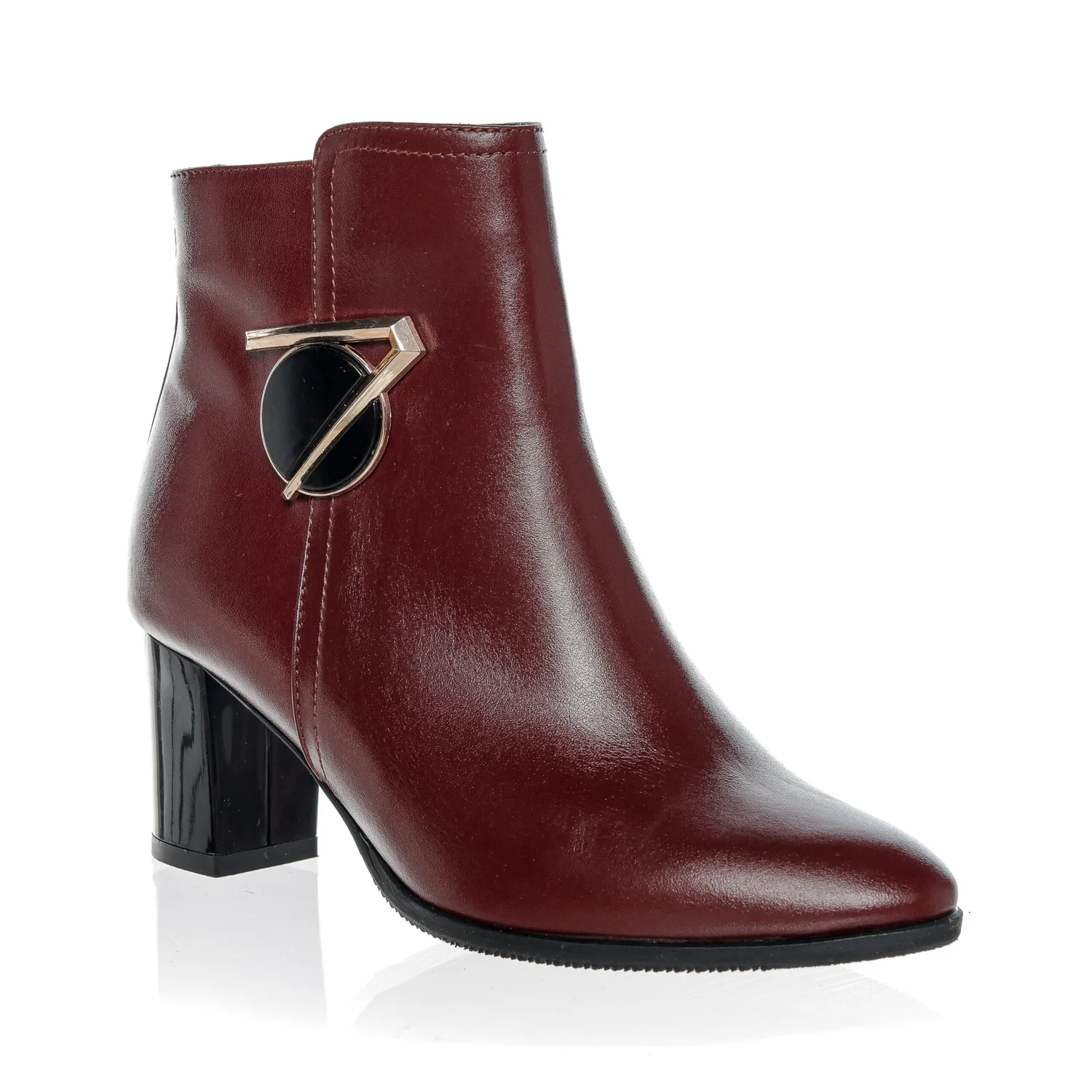 Catinca Shoes GX63 BB ghete piele bordo box