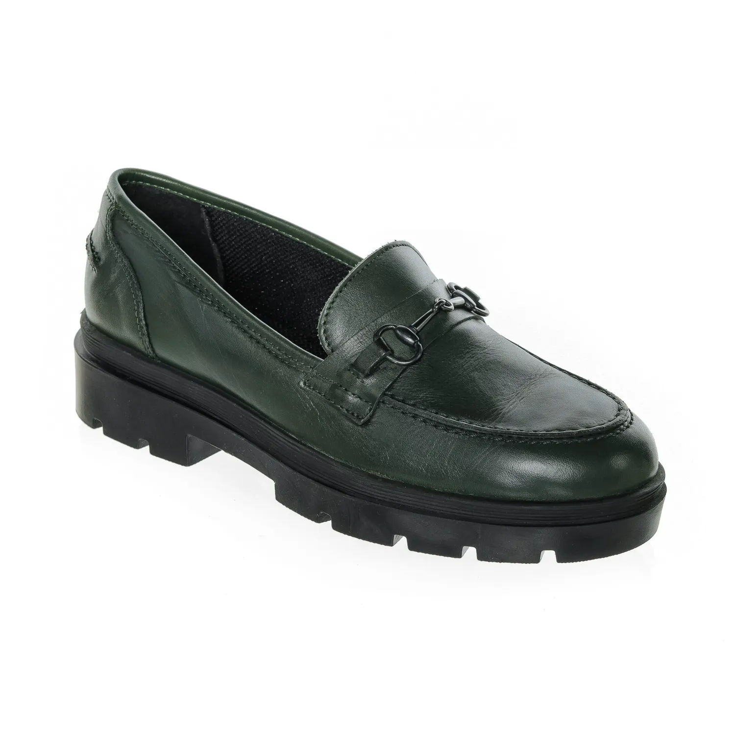Catinca Shoes I2 VB pantofi dama verde box piele naturala