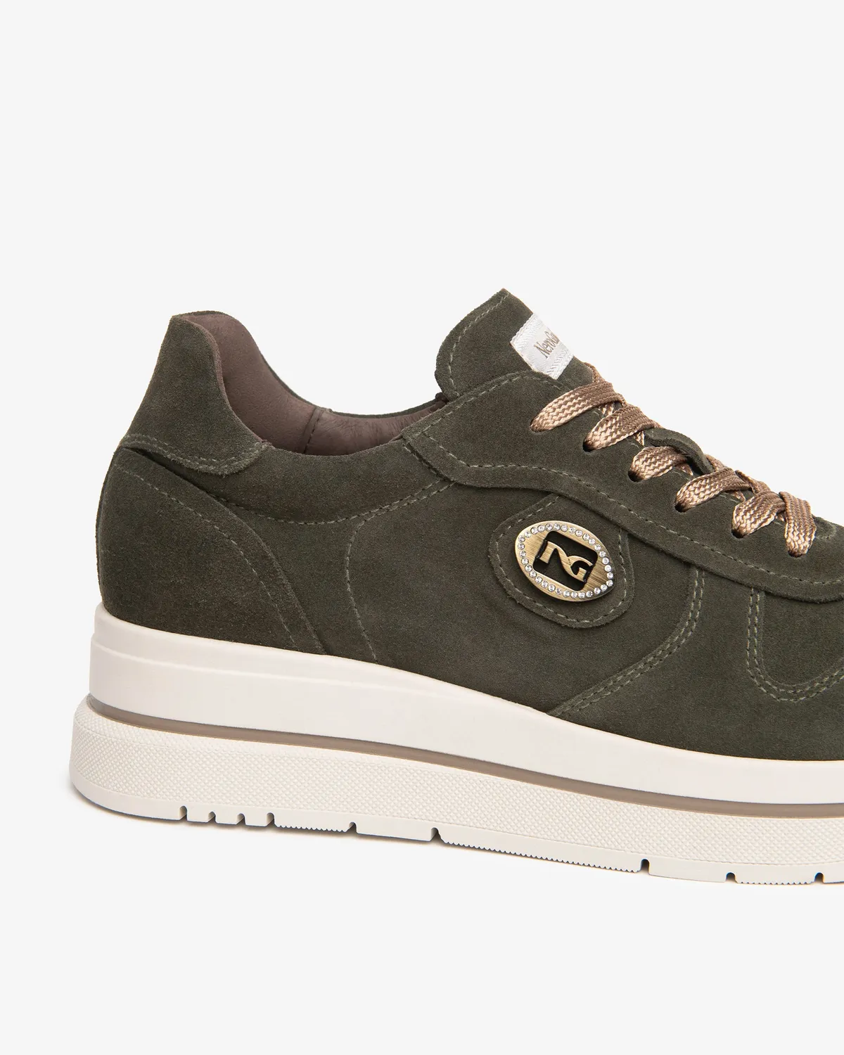 NeroGiardini sneakers piele intoarsa platforma 45 mm dama