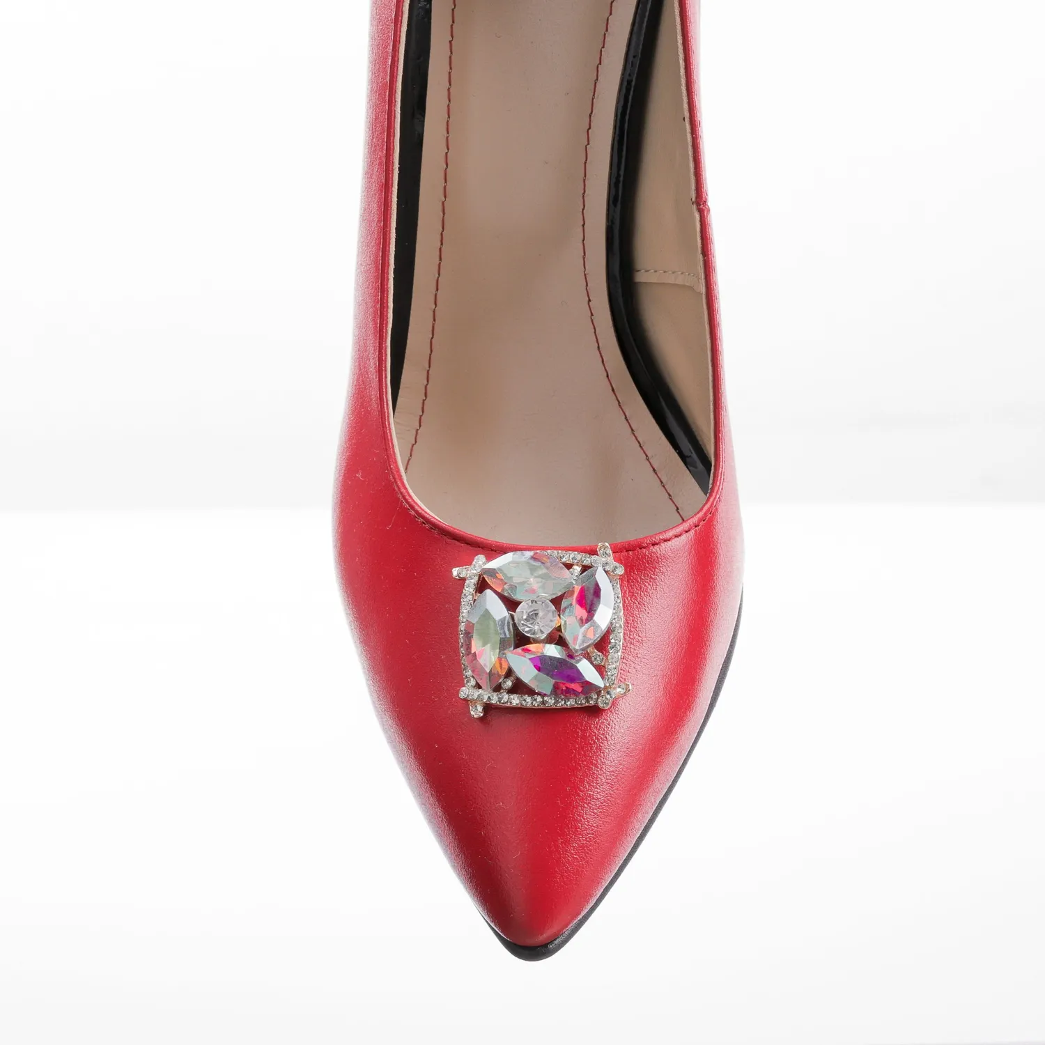 Catinca Shoes A65 RB pantofi dama piele rosii box