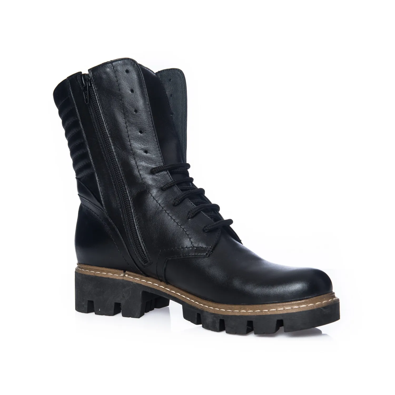 Catinca Shoes BC15 NB bocanci damă piele naturală negri