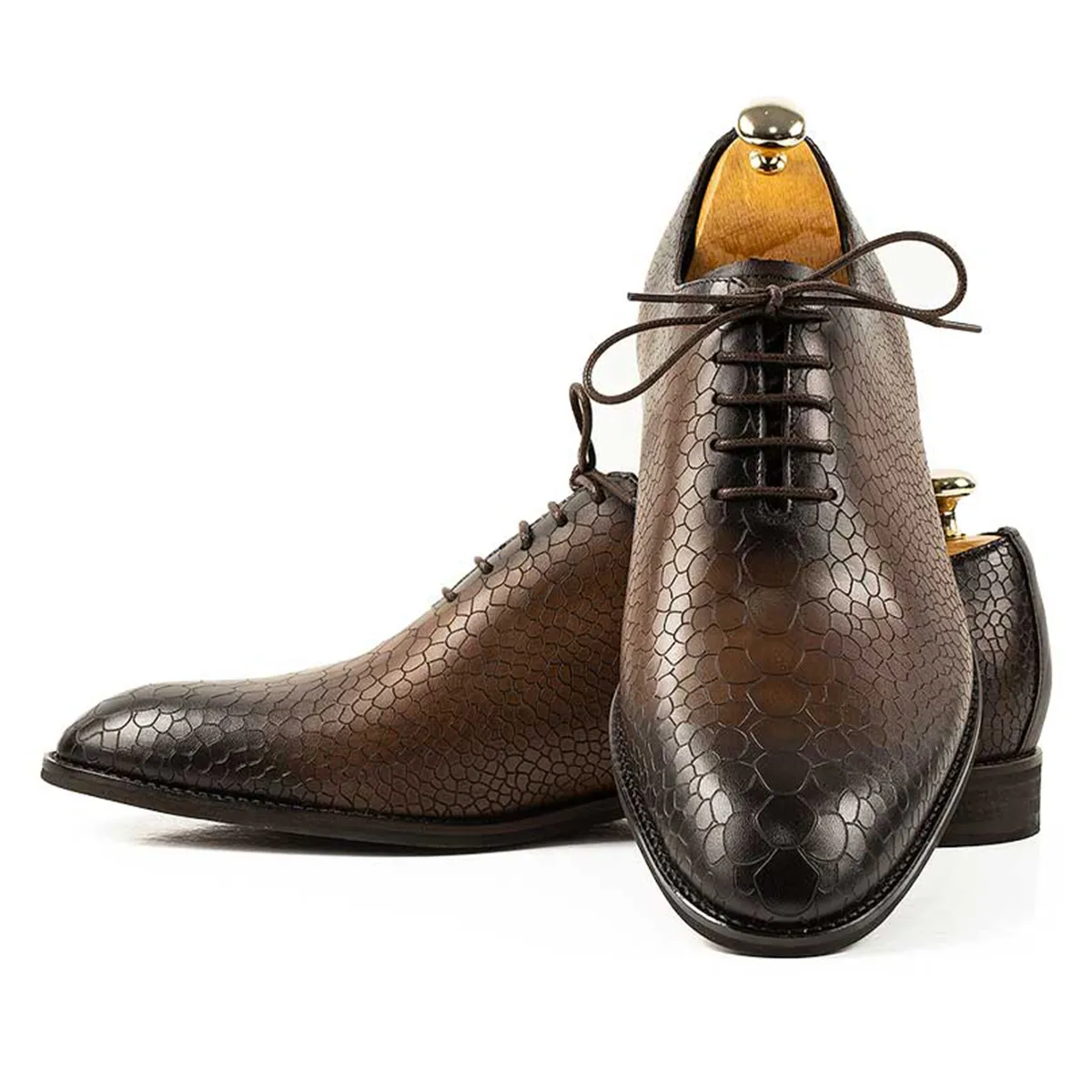 Lucas Shoes 715 pantofi eleganti maro piele barbati