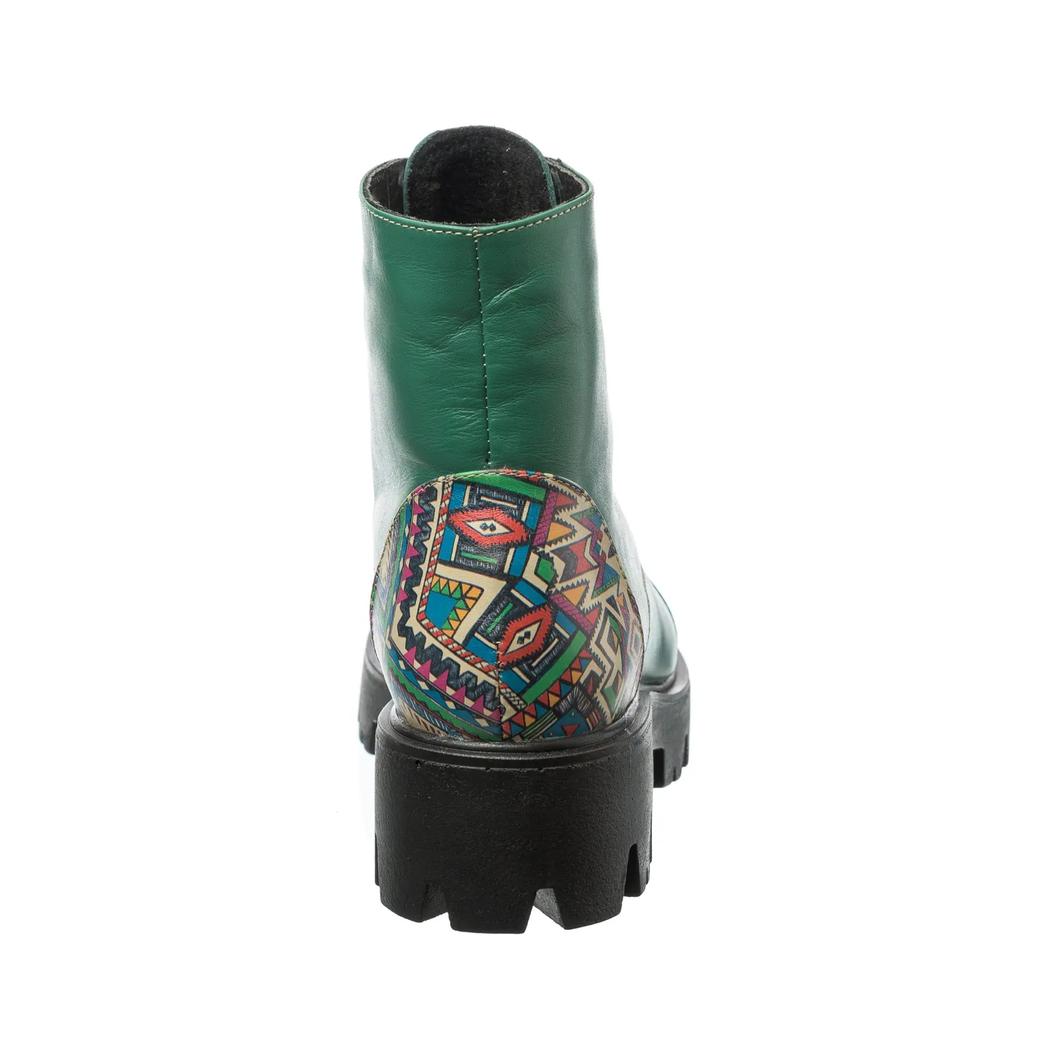 Catinca Shoes BC21 VBT bocanci dama piele verde box