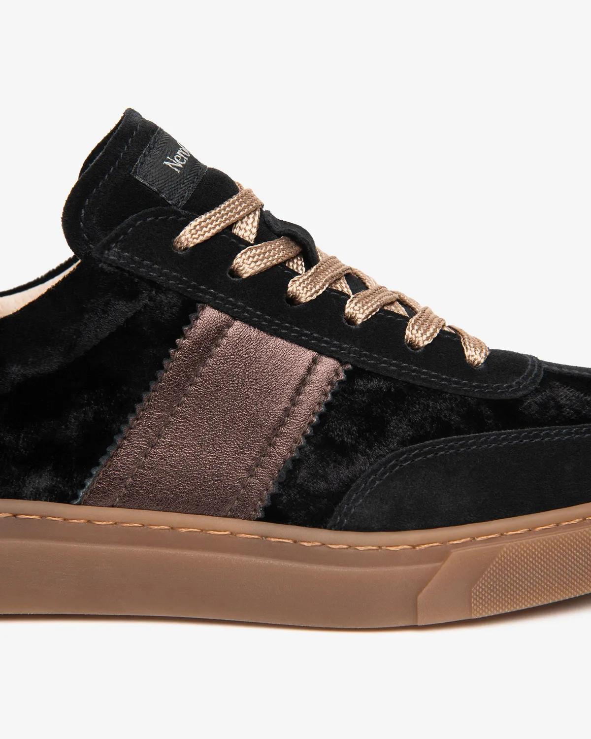 NeroGiardini sneakers dama piele catifea siret