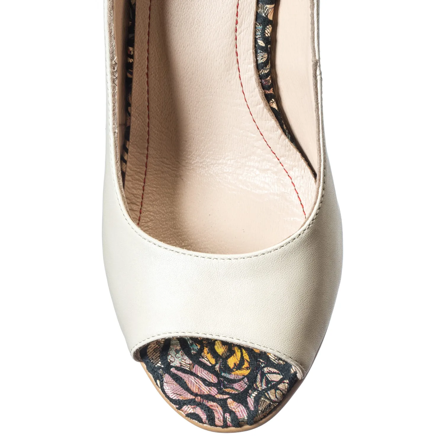 Catinca Shoes E194 BT sandale dama piele bej trandafiri