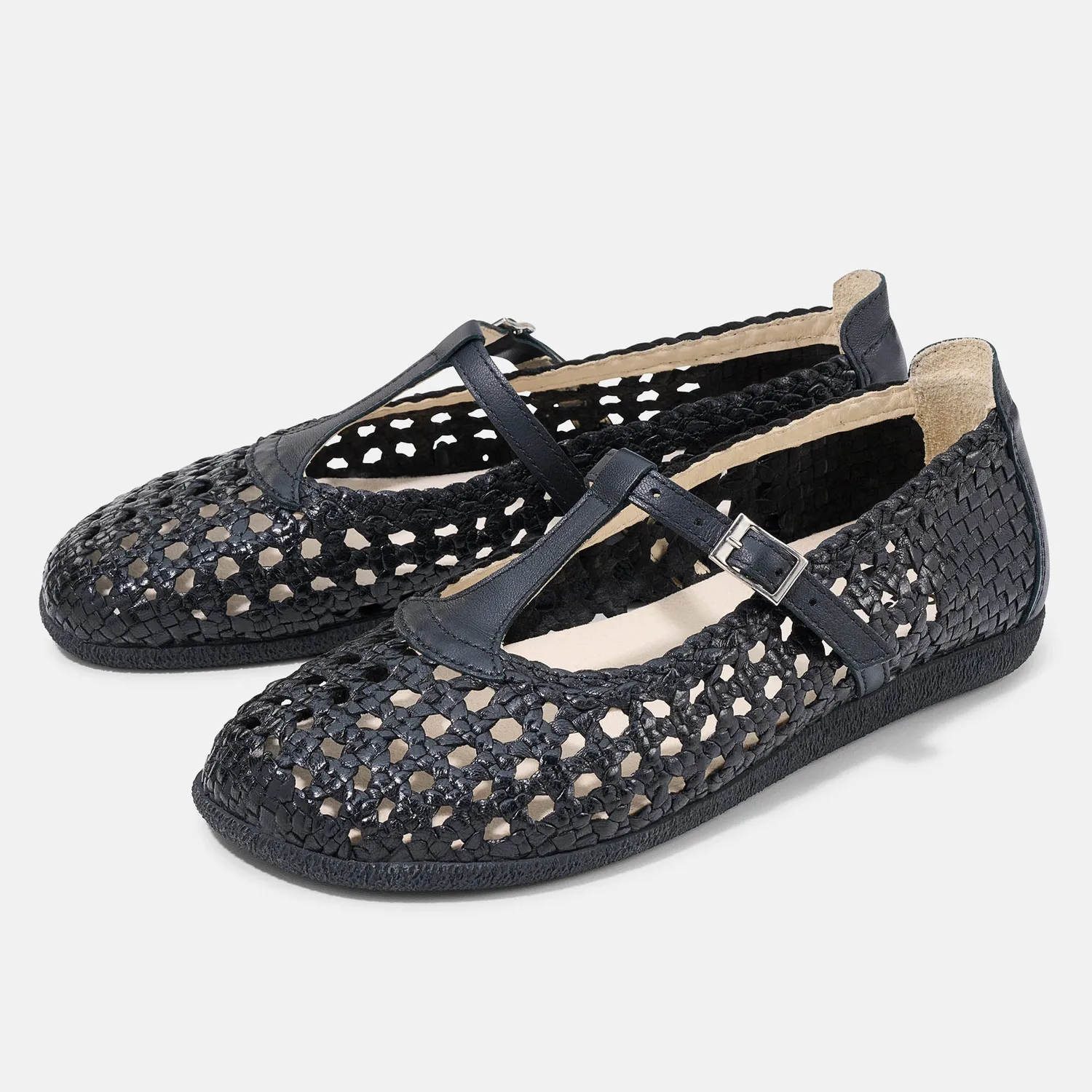 Bär B Pure Colleen balerini piele perla barefoot