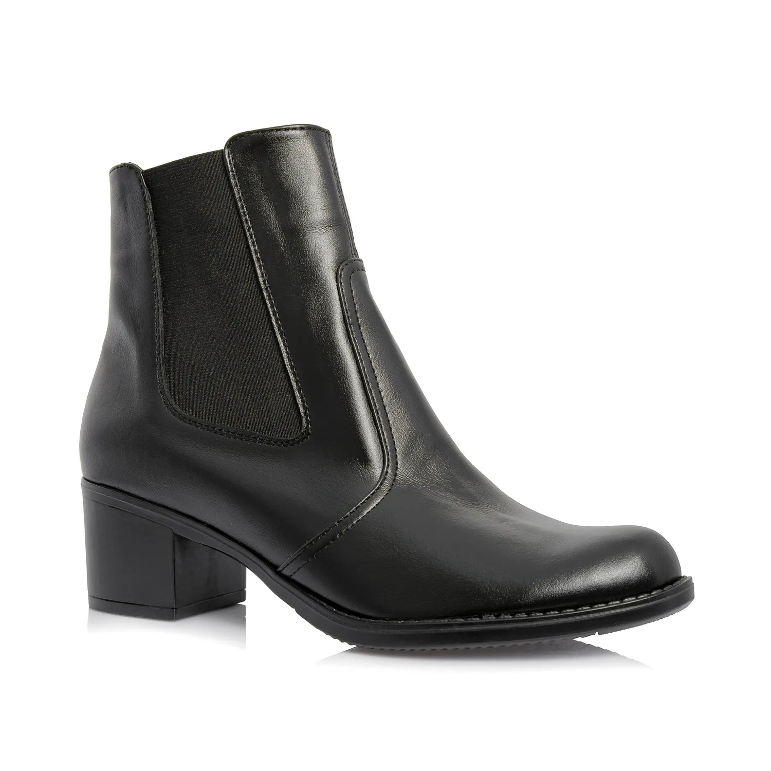 Catinca Shoes T18 NB ghete piele naturala negru