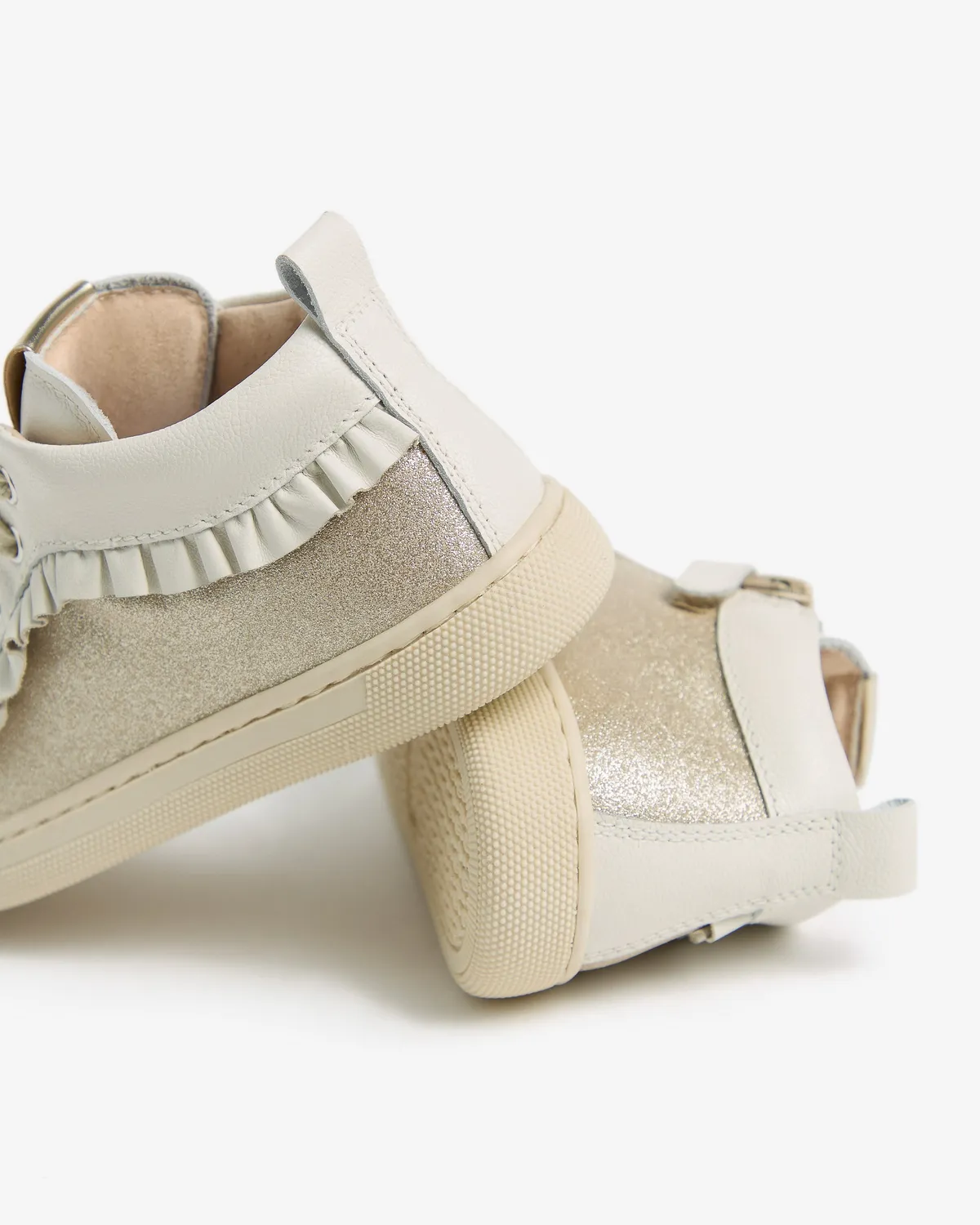 NeroGiardini sneakers fete junior piele cu talpa usoara