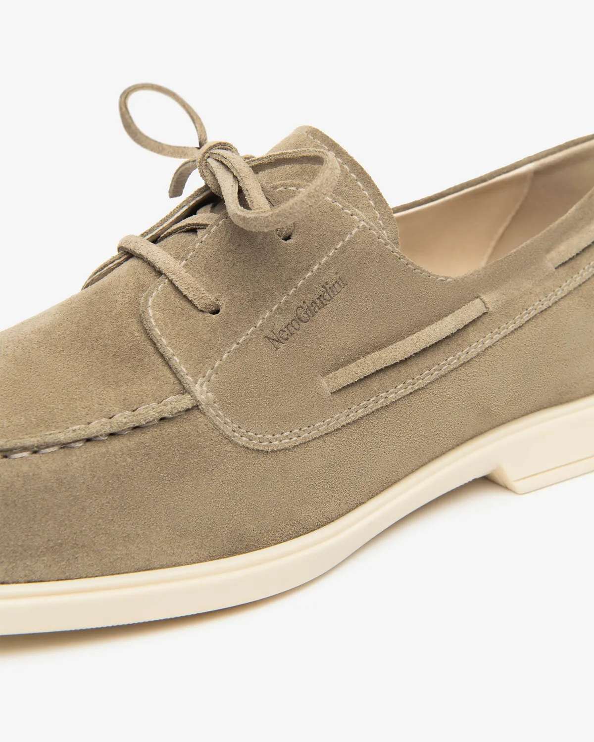 NeroGiardini pantofi barbati piele intoarsa siret casual