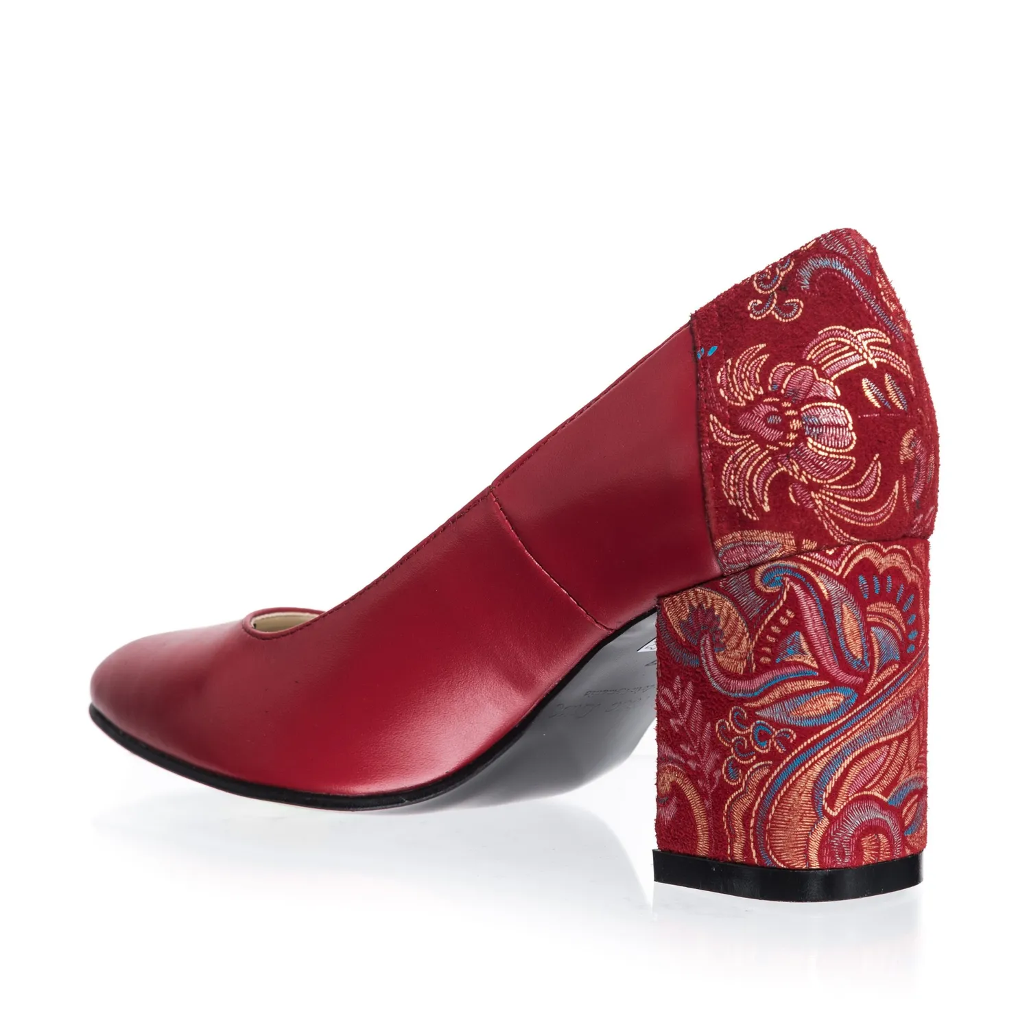 Catinca Shoes R12 RSR pantofi piele naturala rosu