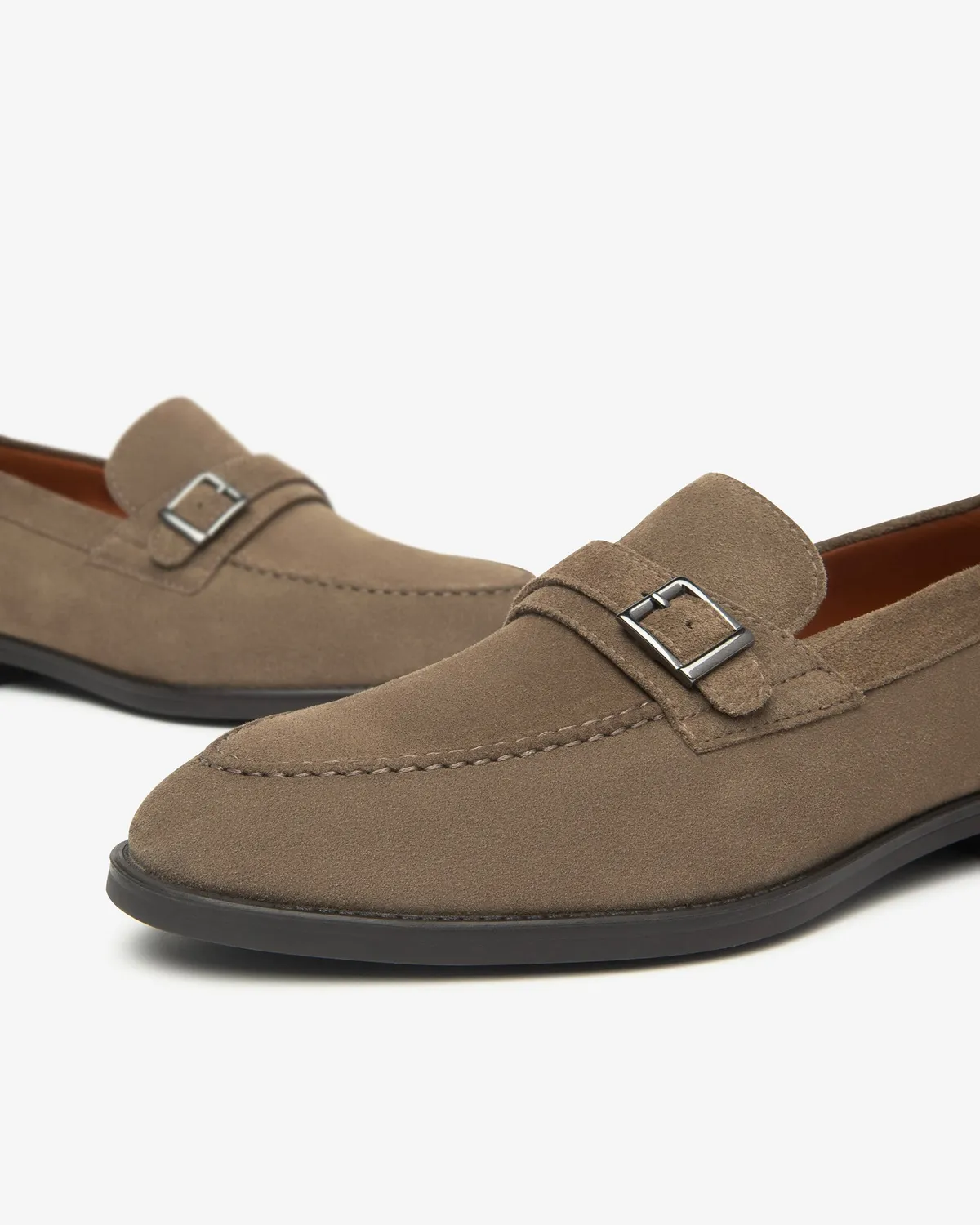 Mocasini NeroGiardini Premium piele intoarsa barbati eleganti