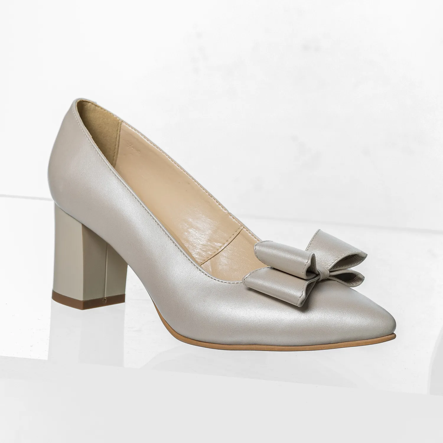 Catinca Shoes A20 B-S pantofi damă bej piele