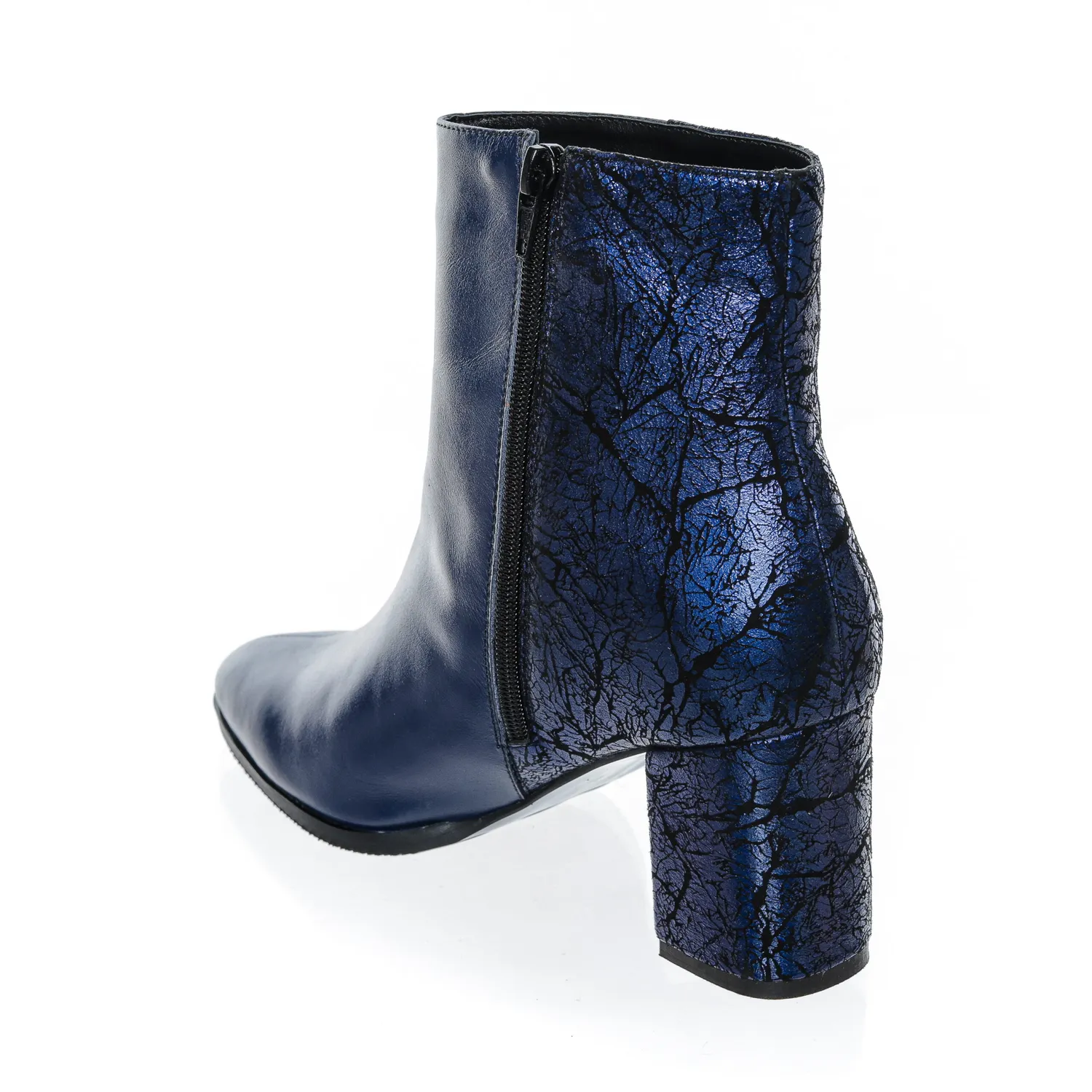 Catinca Shoes GX31 BBS ghete dama piele albastru box