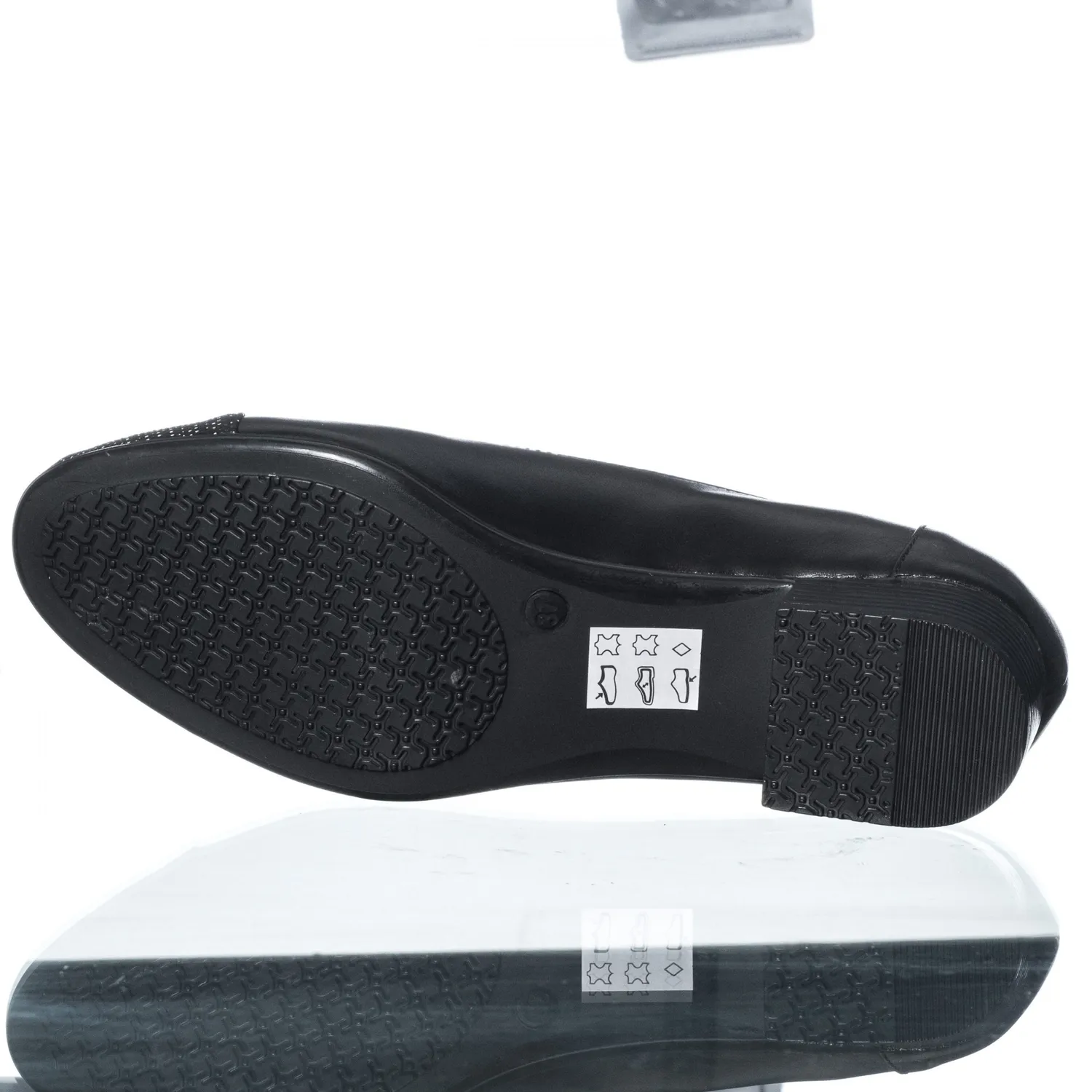 Catinca Shoes T7 NVP pantofi dama negri piele varf puncte
