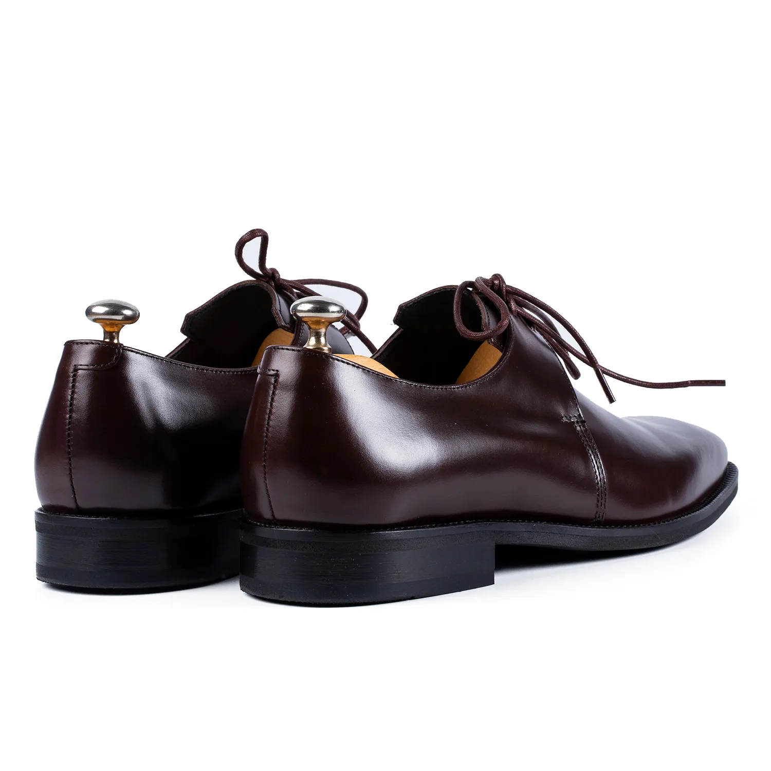 Lucas Shoes Elegant Derby Arca Marone pantofi maro piele