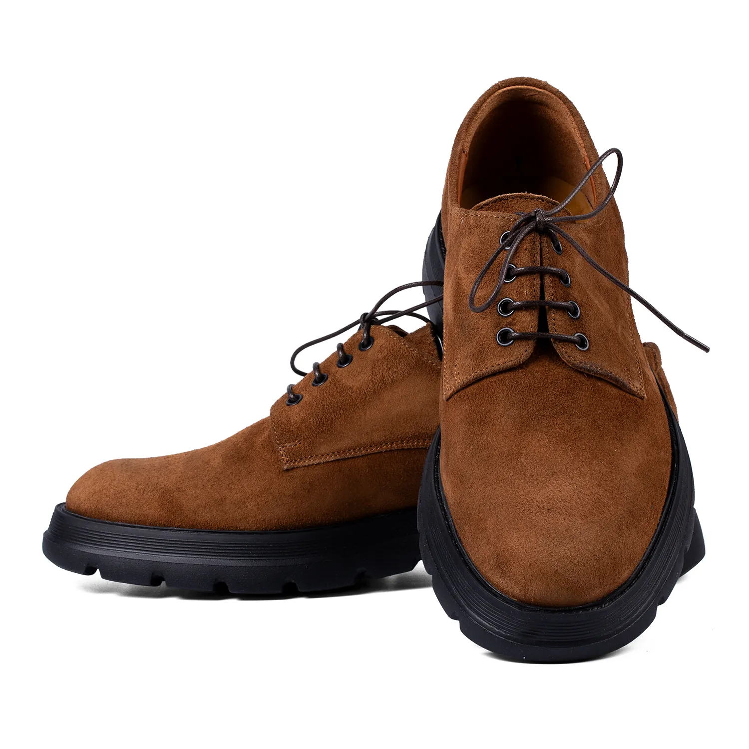 Lucas Shoes Casual 346 1009 pantofi barbati maro velur