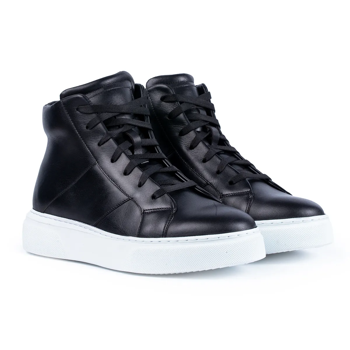 Lucas Shoes 855 ghete barbati negru piele naturala
