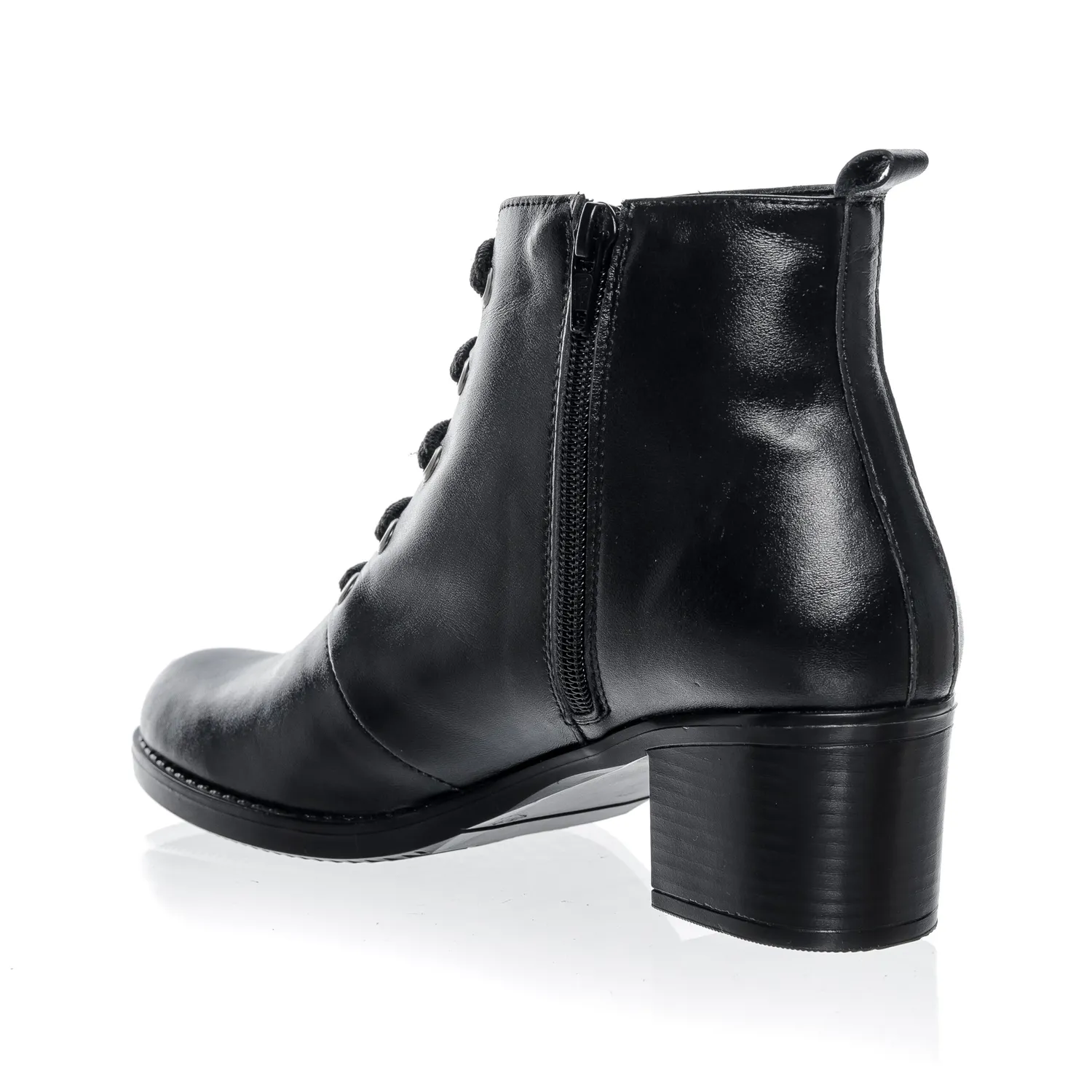 Catinca Shoes GX56 NB ghete dama piele naturala negru box