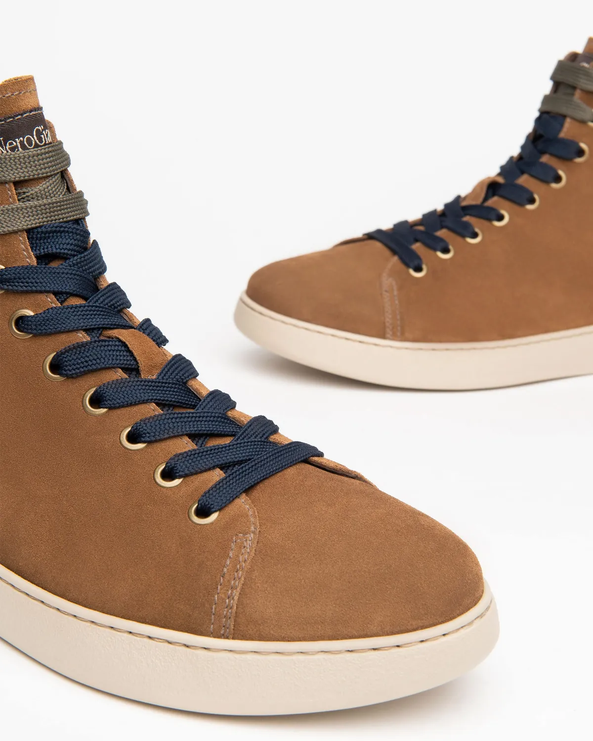 NeroGiardini Sneakers Inalti Barbati Piele Intoarsa Iarna